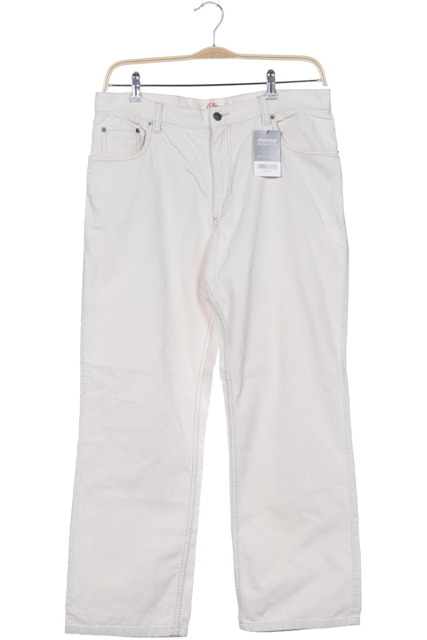 

s.Oliver Herren Stoffhose, cremeweiß, Gr. 35