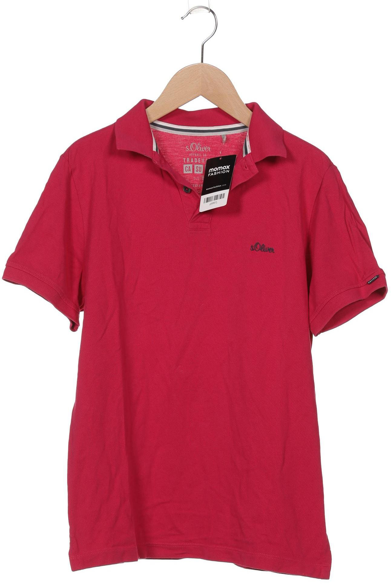 

s.Oliver Herren Poloshirt, pink, Gr. 46