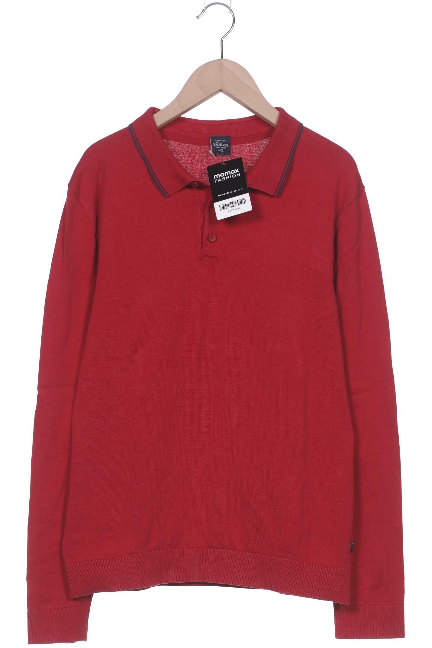 

s.Oliver Herren Poloshirt, bordeaux, Gr. 48