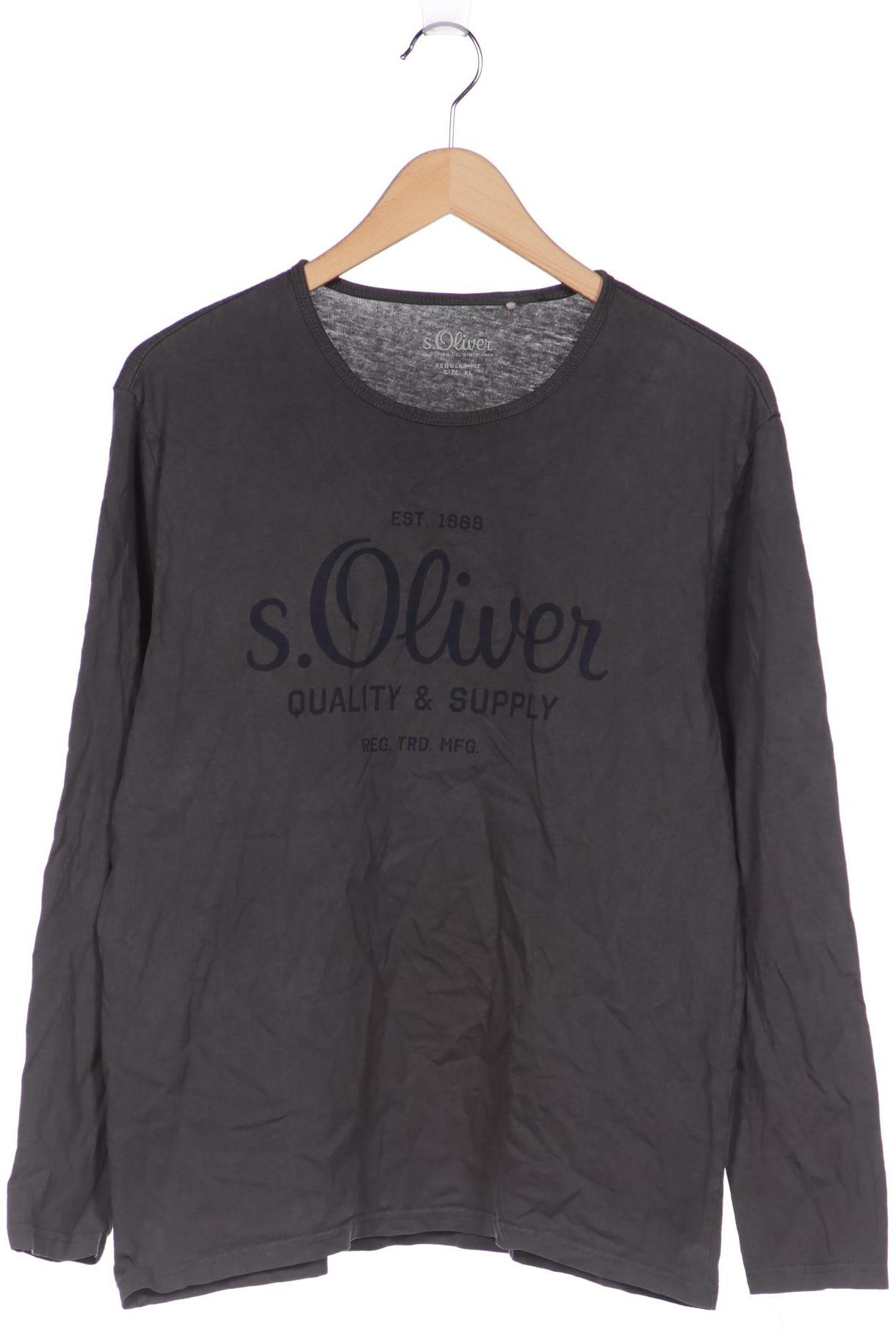 

s.Oliver Herren Langarmshirt, grau, Gr. 54