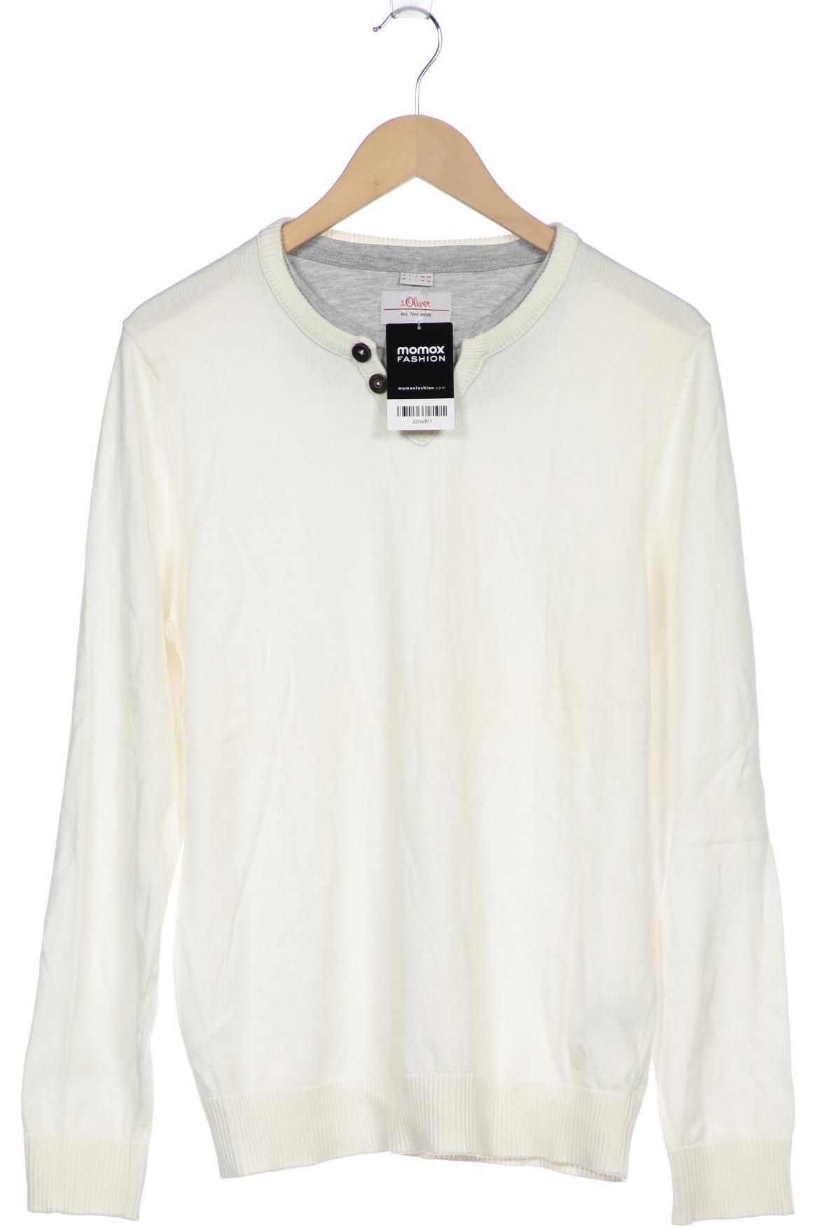 

s.Oliver Herren Pullover, cremeweiß
