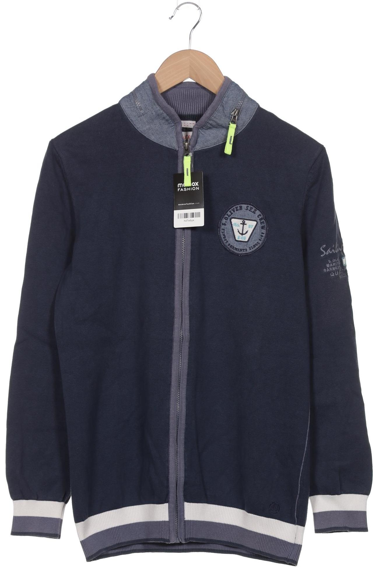 

s.Oliver Herren Strickjacke, marineblau, Gr. 52