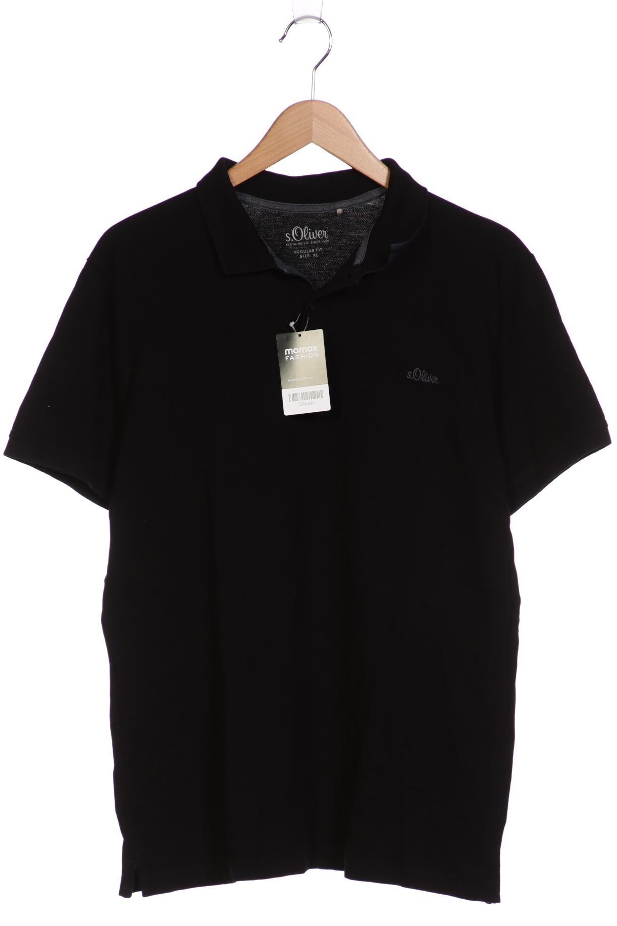 

s.Oliver Herren Poloshirt, schwarz, Gr. 54