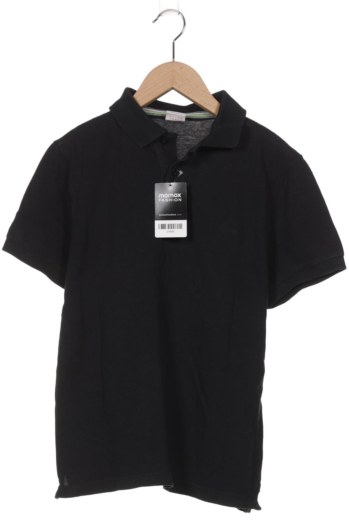 

s.Oliver Herren Poloshirt, schwarz, Gr. 46