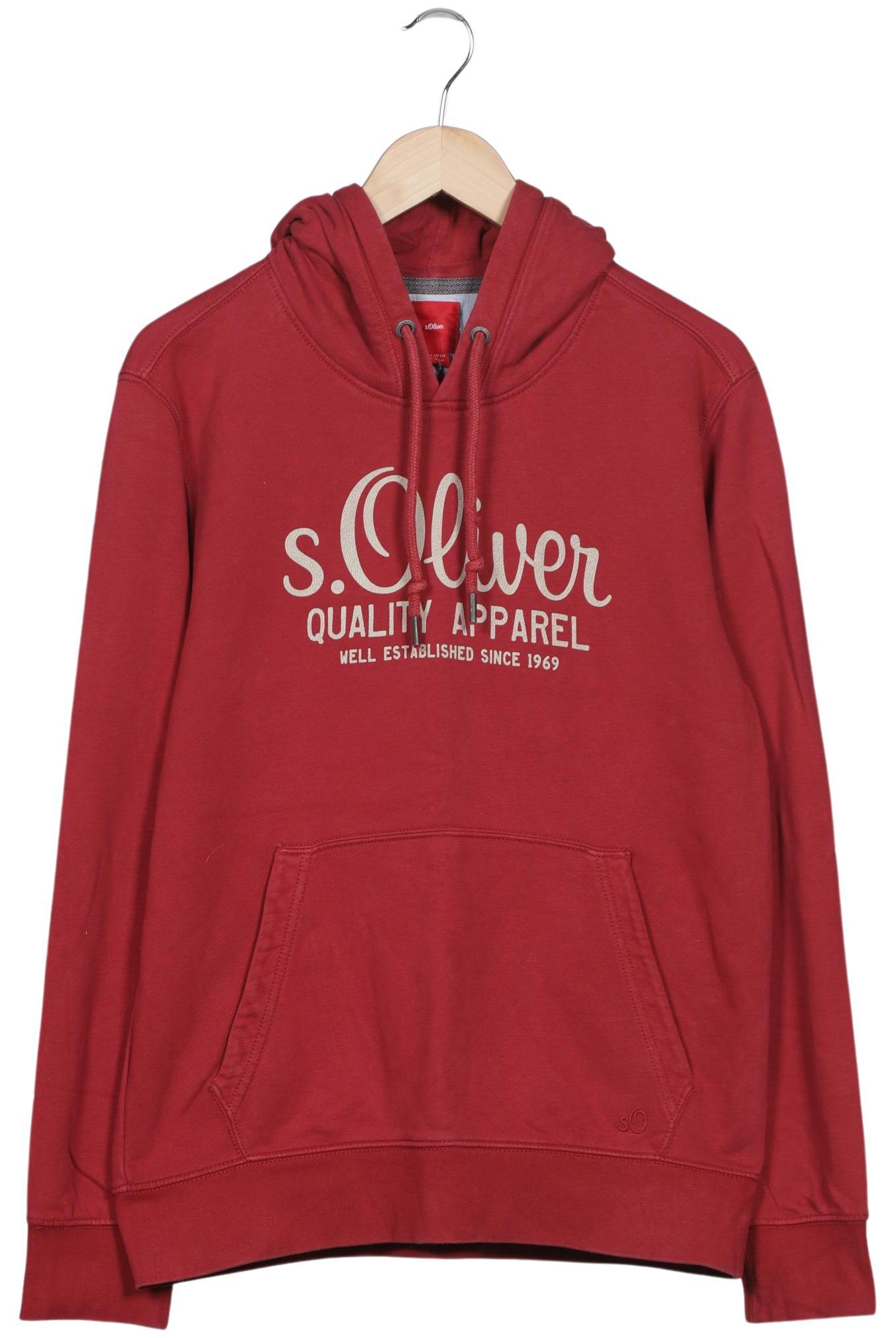 

s.Oliver Herren Kapuzenpullover, bordeaux, Gr. 48