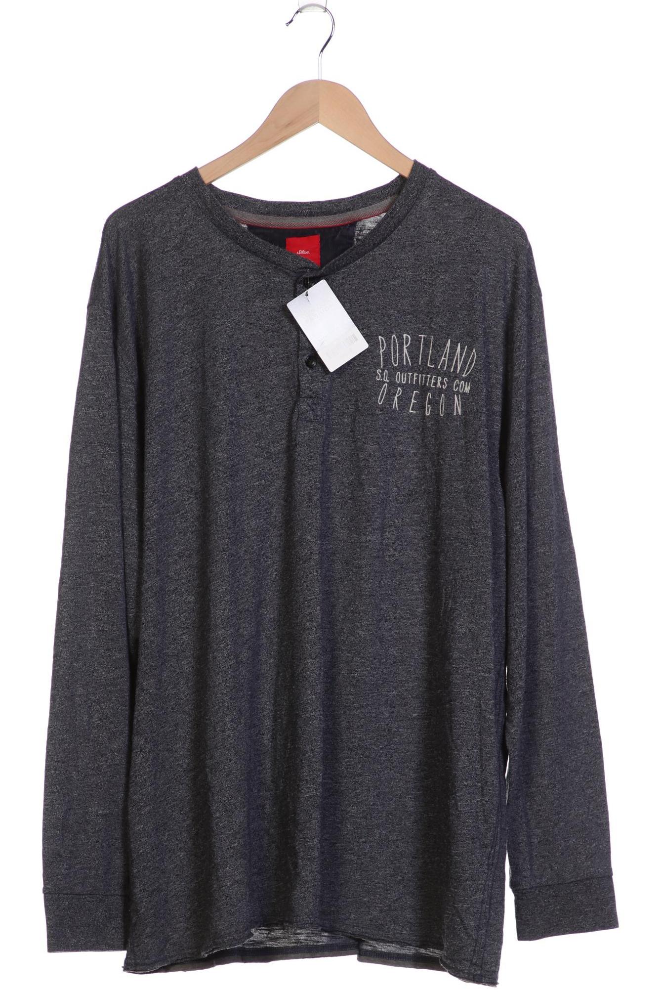 

s.Oliver Herren Langarmshirt, grau, Gr. 58