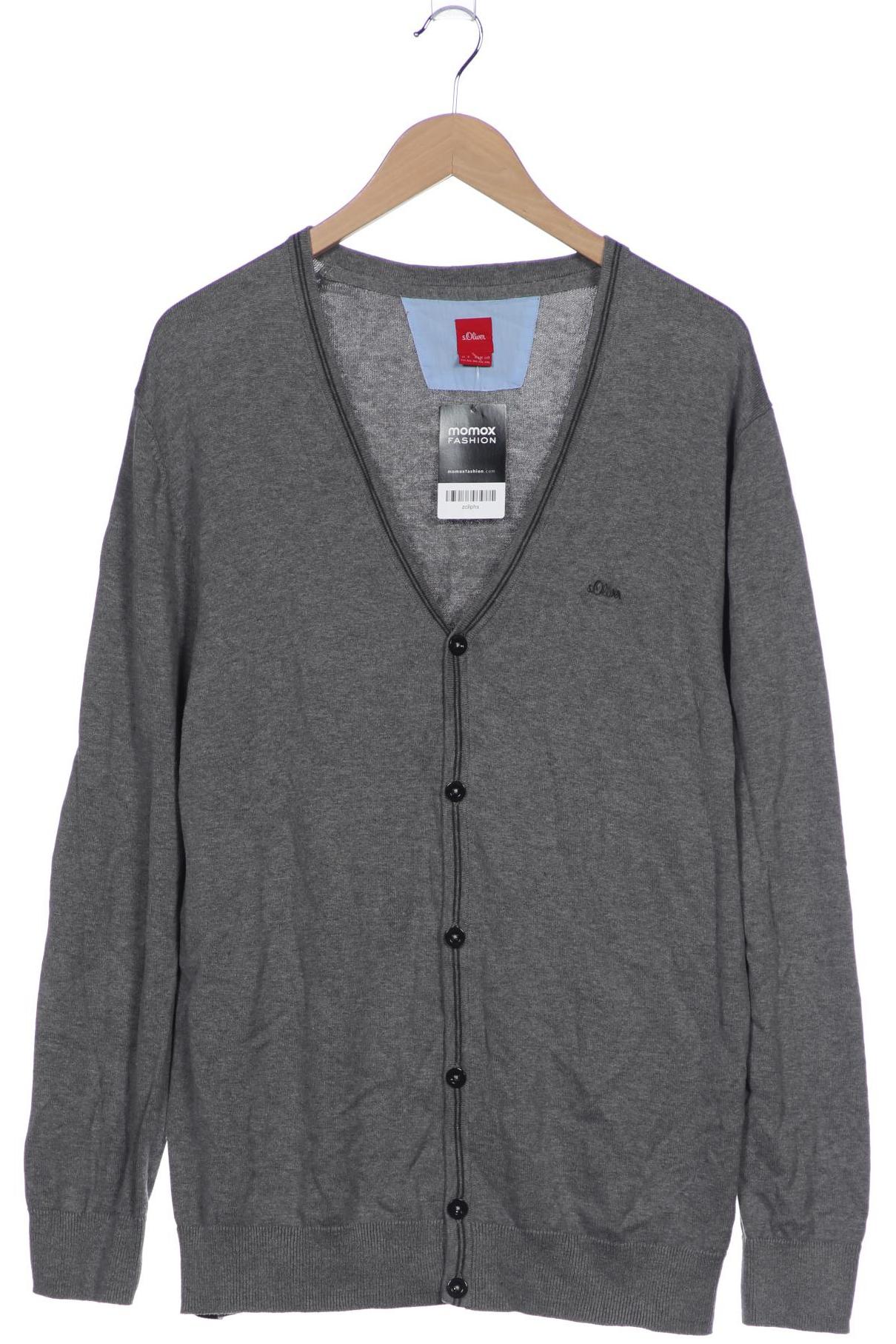 

s.Oliver Herren Strickjacke, grau, Gr. 56