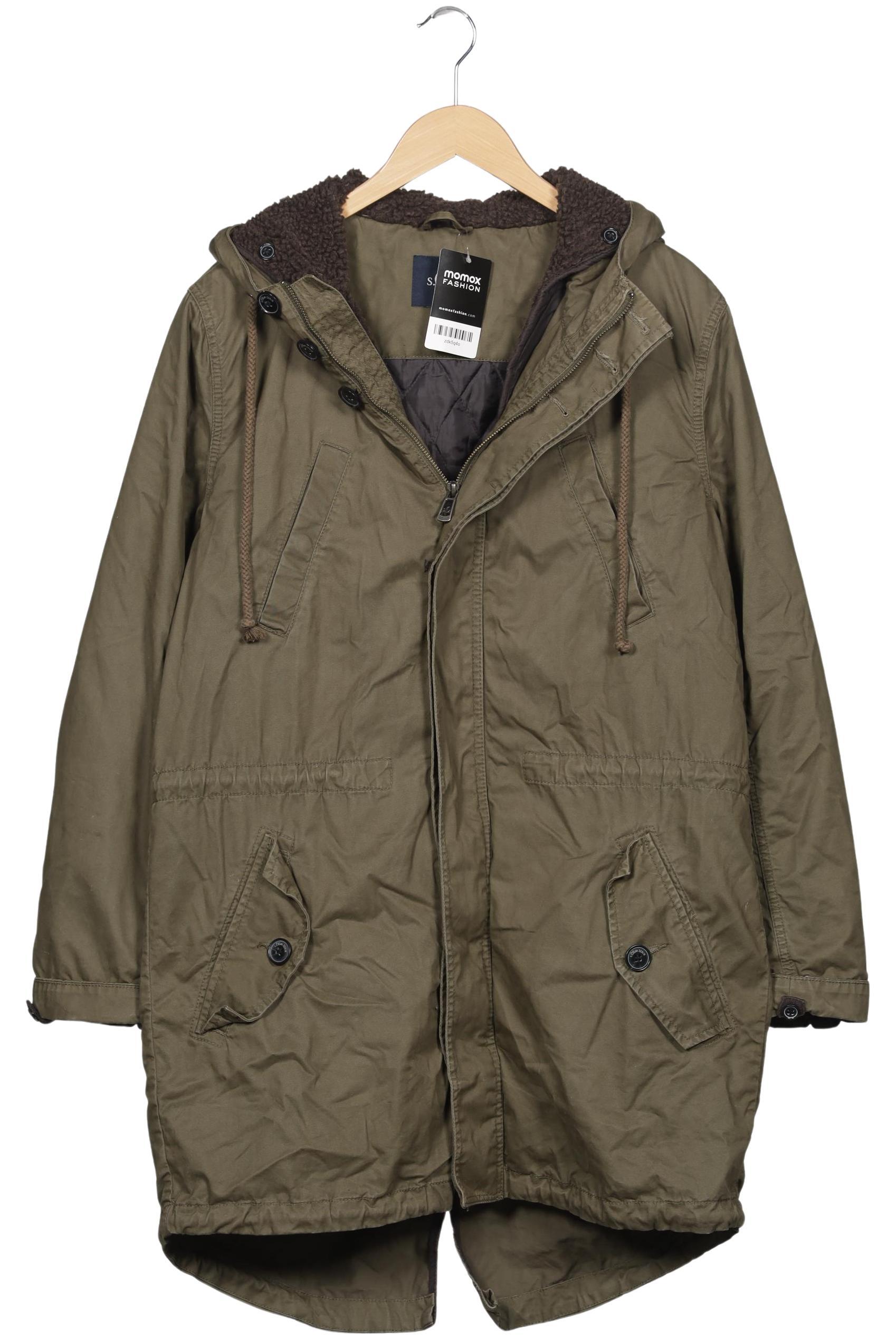 

s.Oliver Herren Mantel, grün, Gr. 52