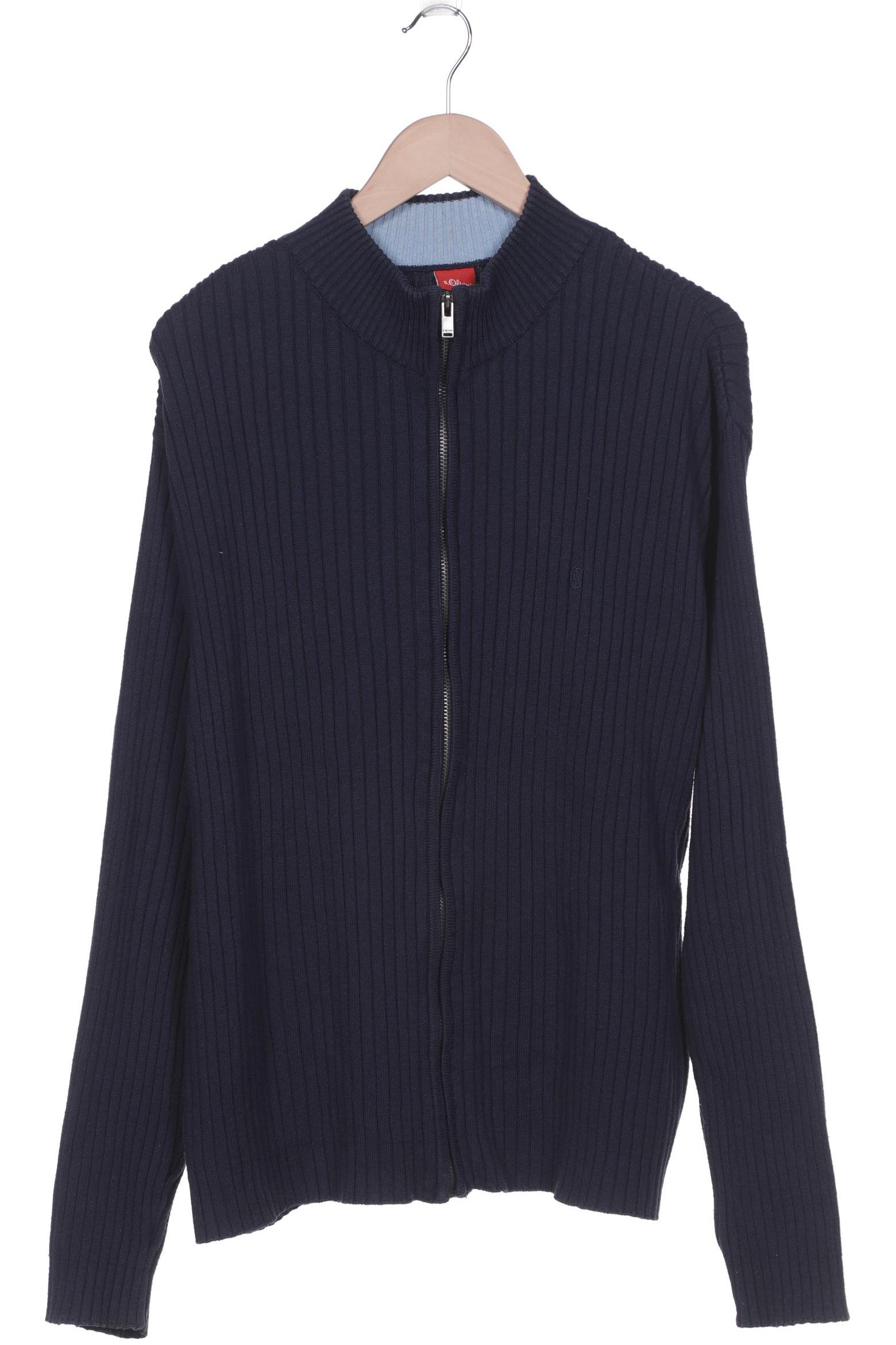 

s.Oliver Herren Strickjacke, marineblau