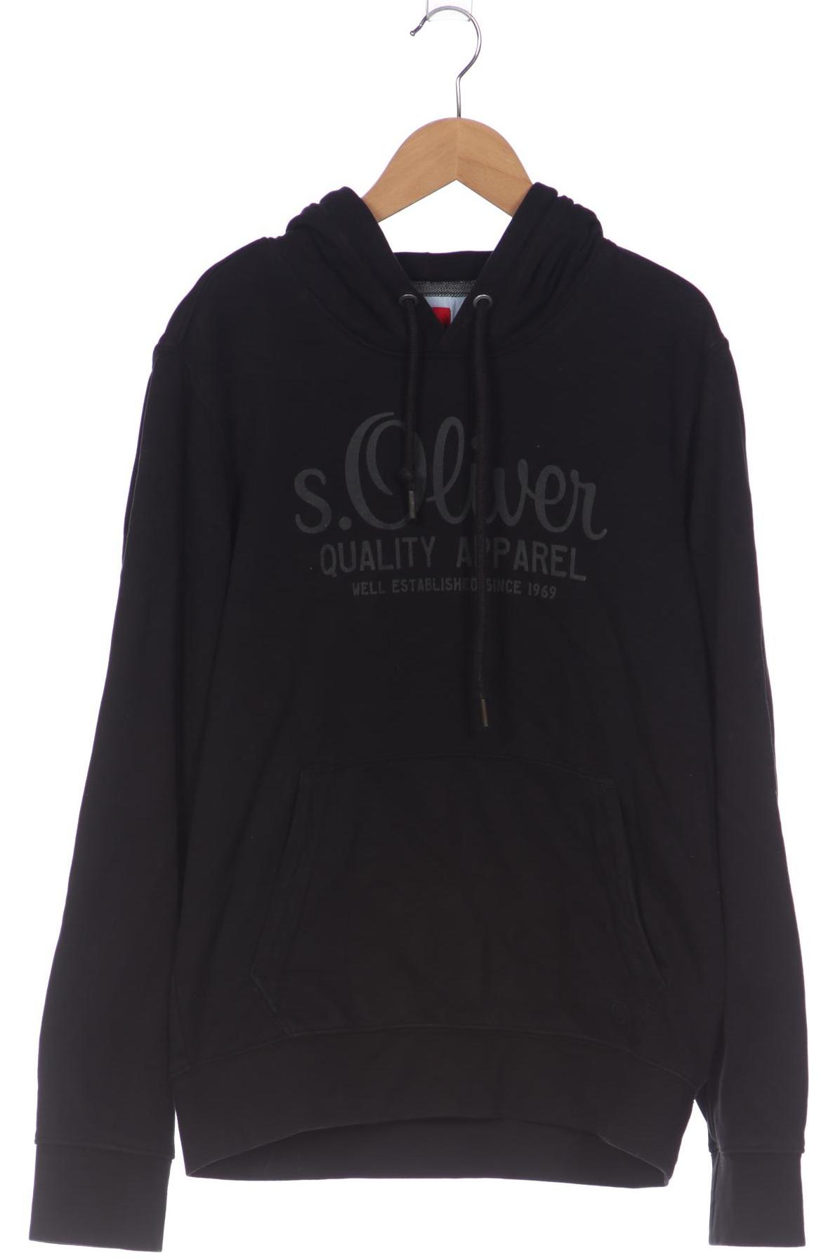 

s.Oliver Herren Kapuzenpullover, schwarz, Gr. 46