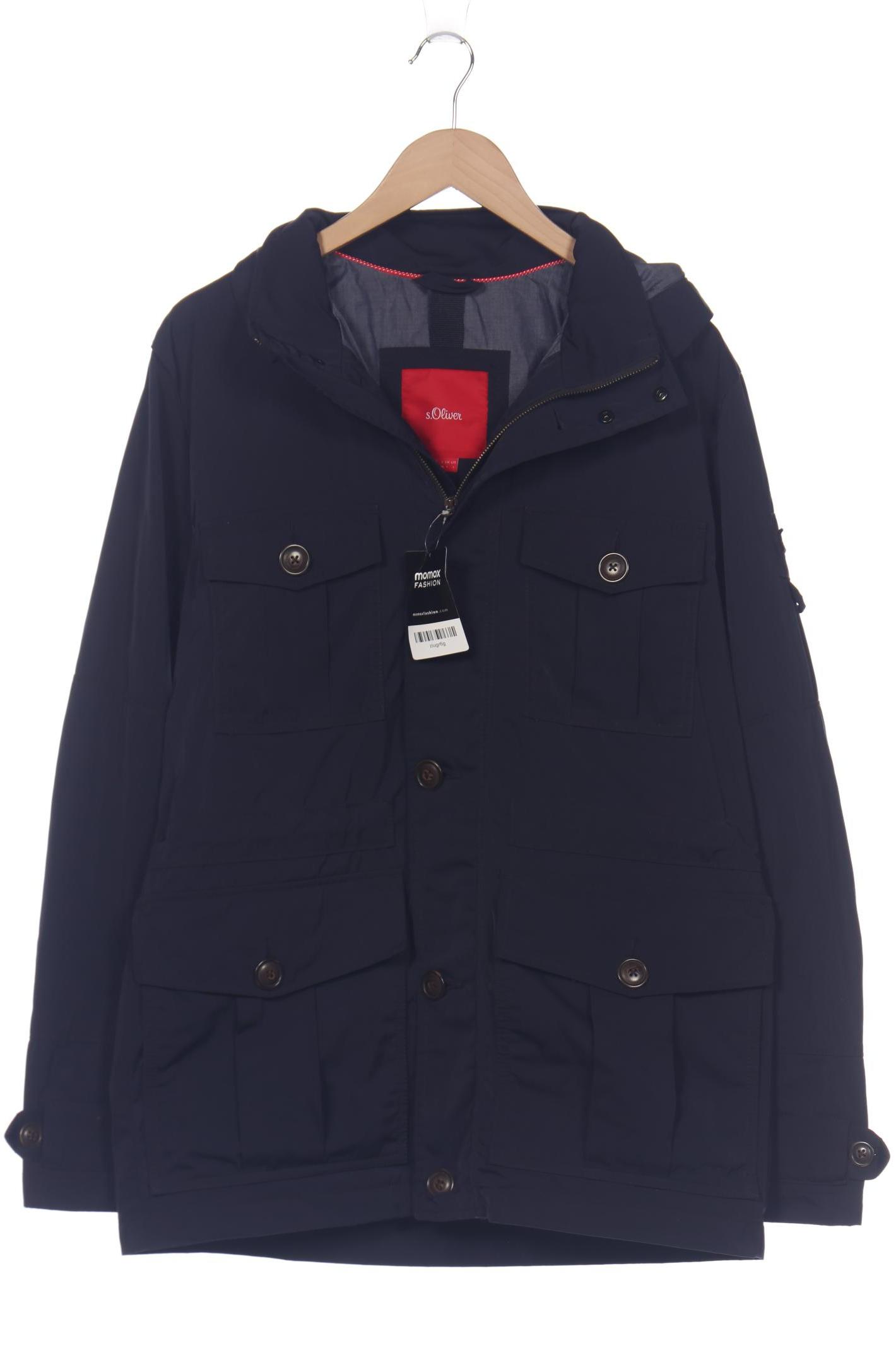 

s.Oliver Herren Mantel, marineblau, Gr. 52