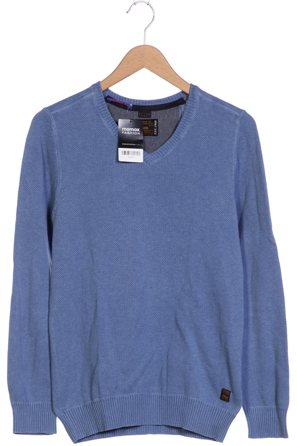 

s.Oliver Herren Pullover, blau, Gr. 46