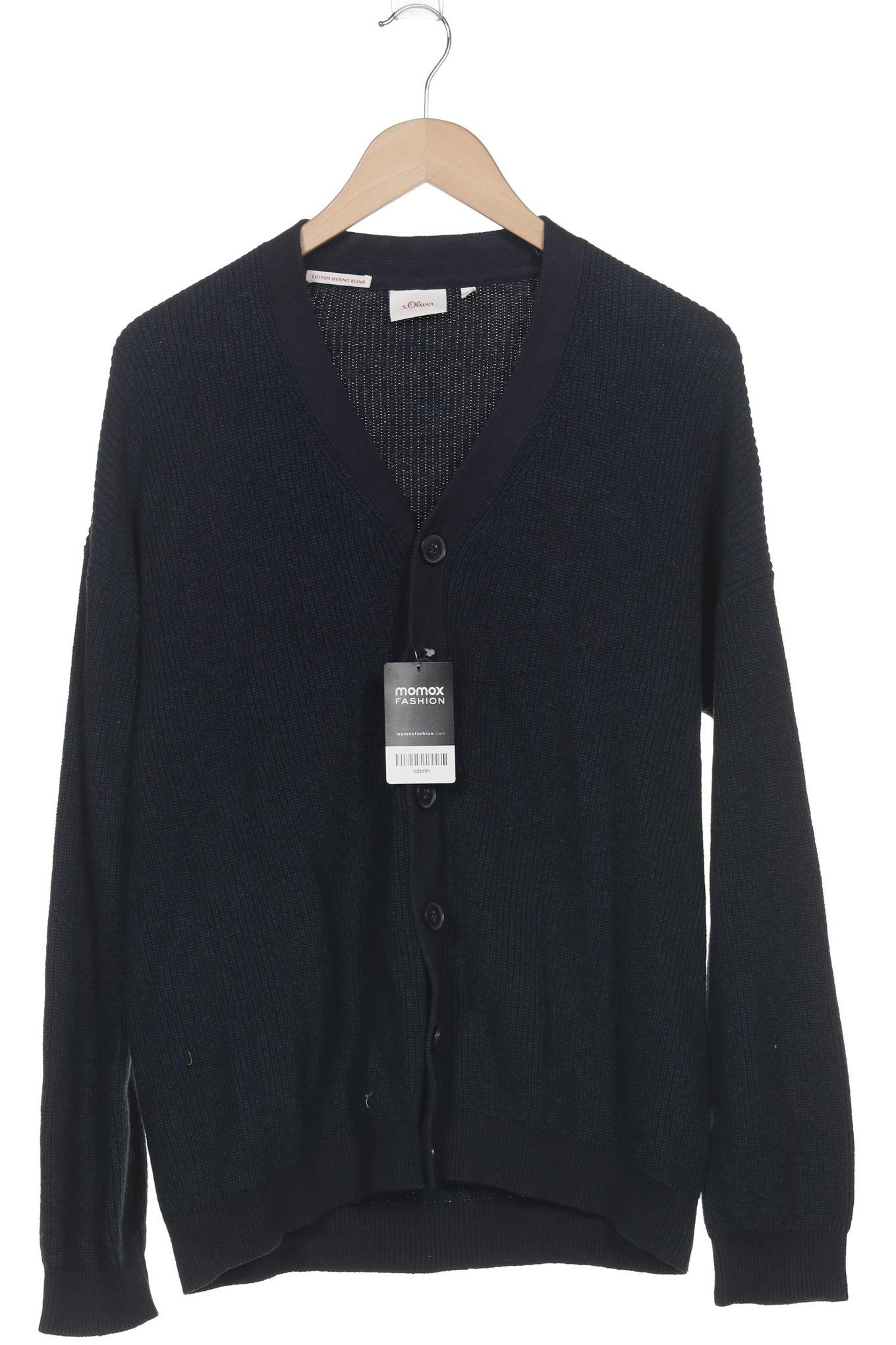

s.Oliver Herren Strickjacke, marineblau, Gr. 52