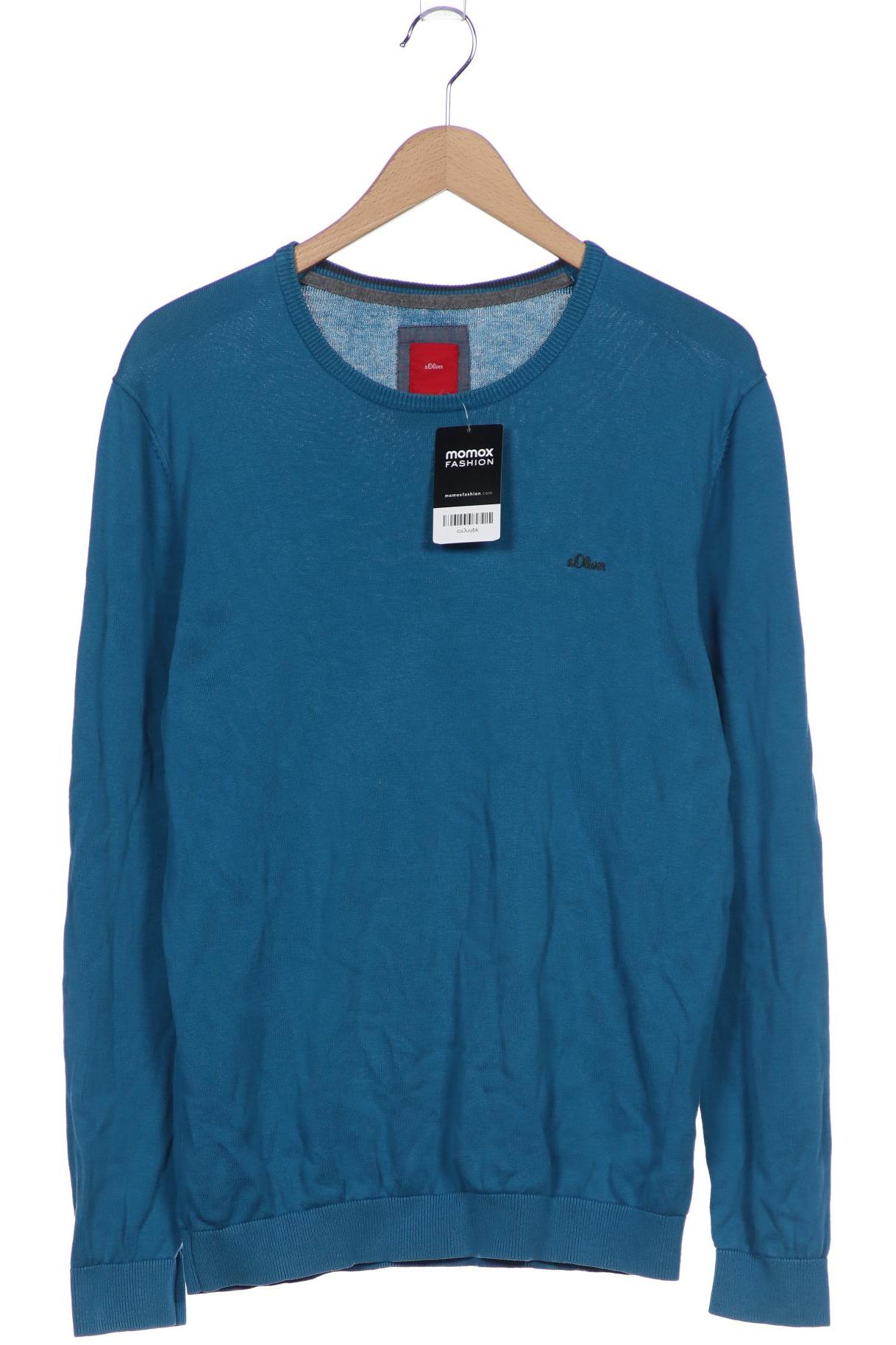 

s.Oliver Herren Pullover, türkis, Gr. 52