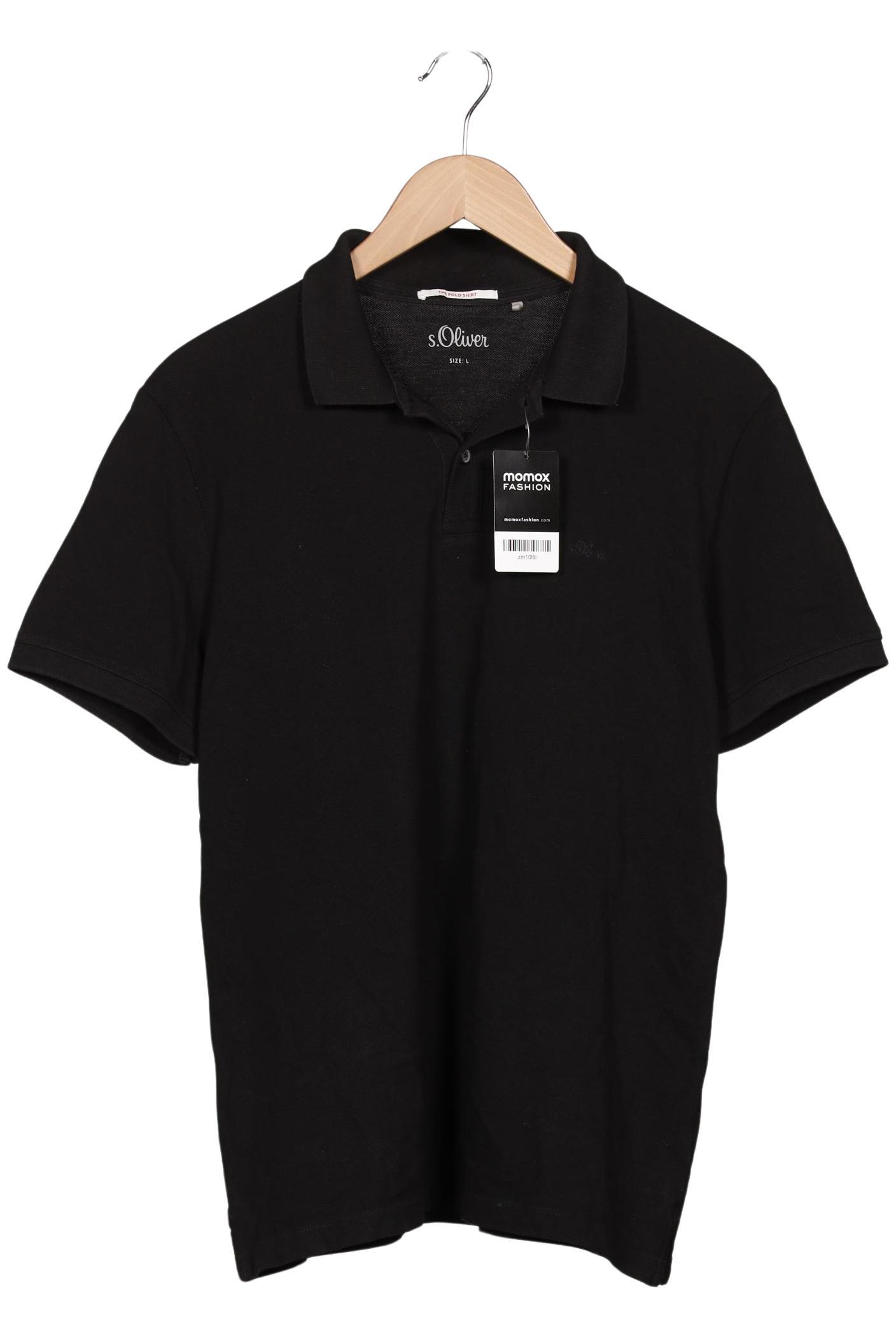 

s.Oliver Herren Poloshirt, schwarz, Gr. 52