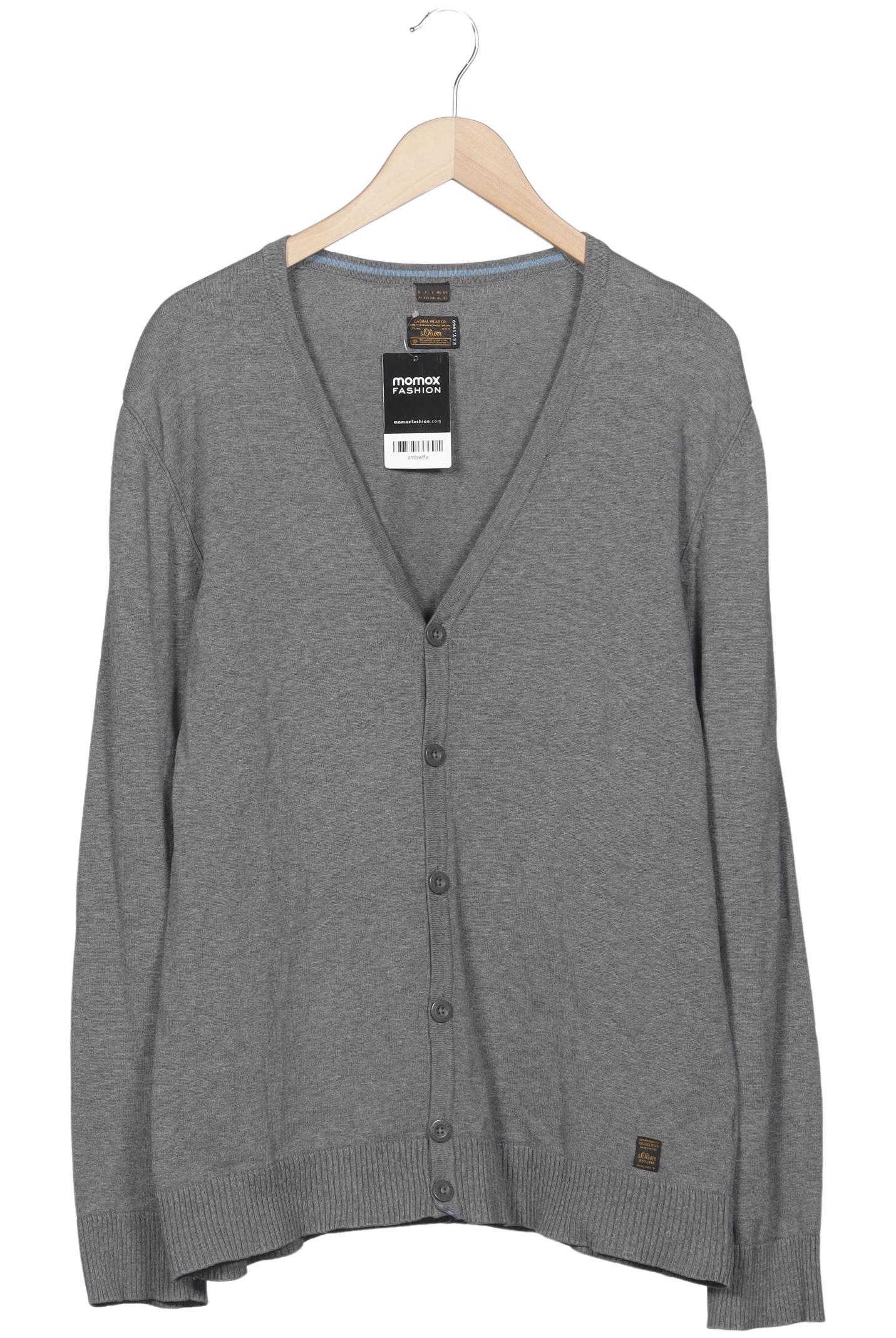 

s.Oliver Herren Strickjacke, grau, Gr. 54