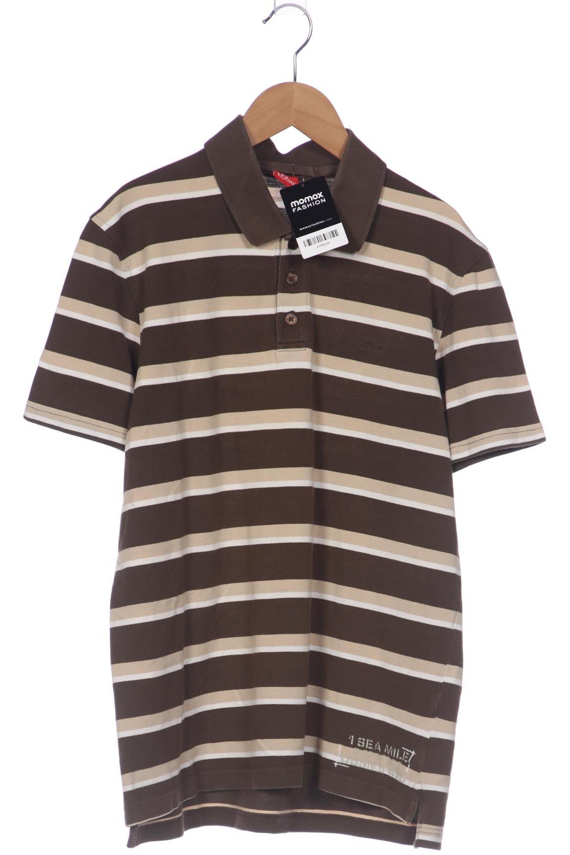 

s.Oliver Herren Poloshirt, braun, Gr. 52