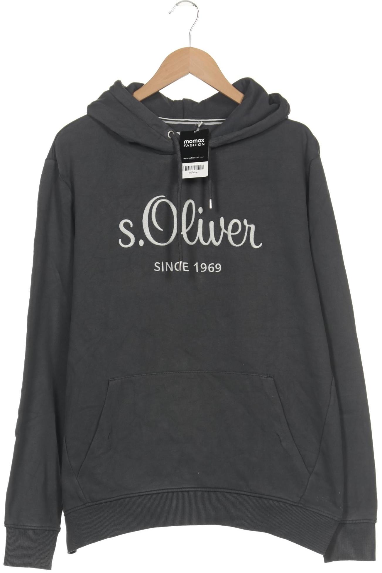 

s.Oliver Herren Kapuzenpullover, grau, Gr. 52