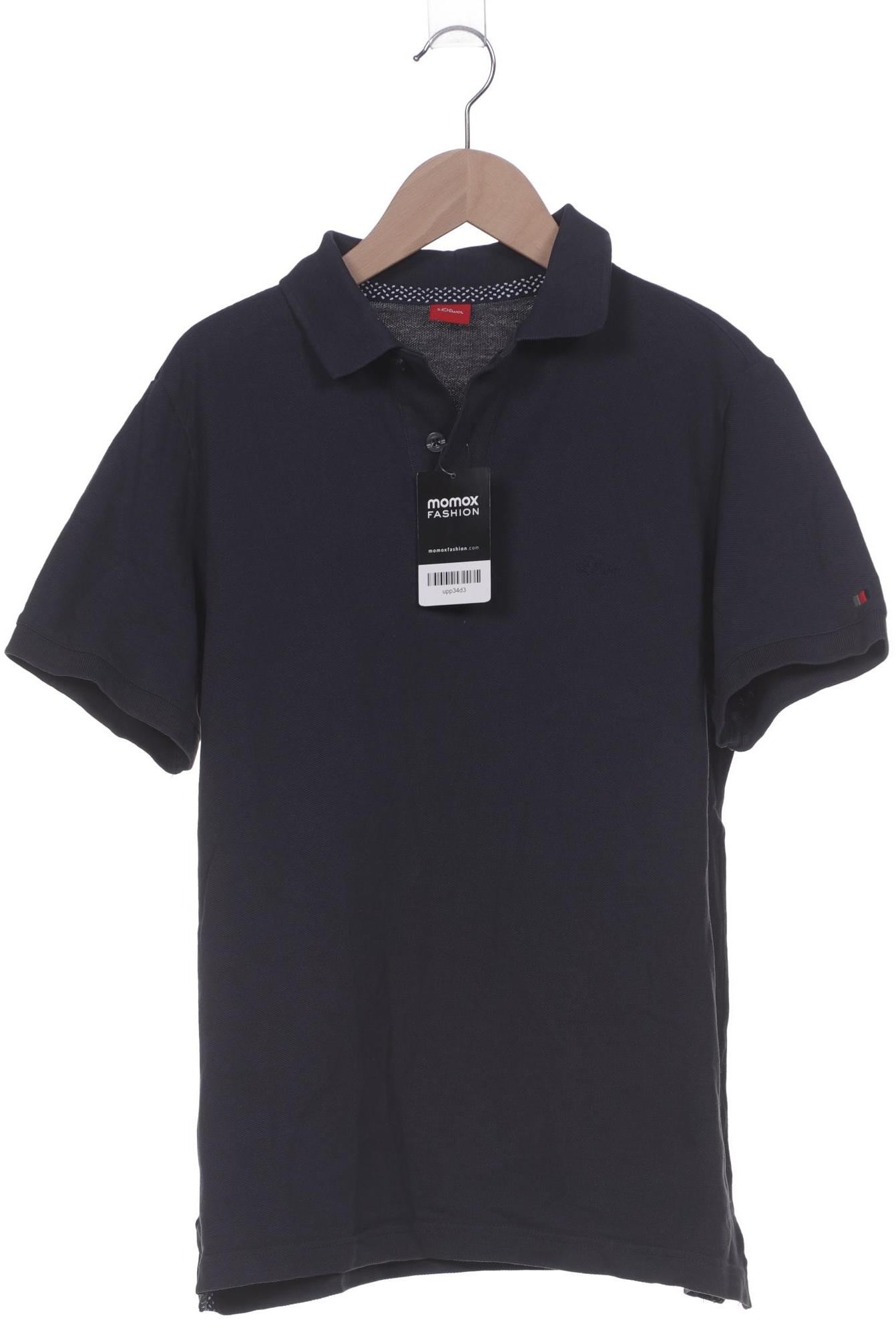 

s.Oliver Herren Poloshirt, marineblau, Gr. 46