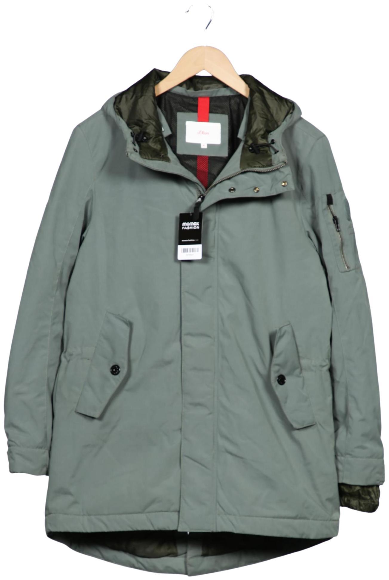 

s.Oliver Herren Mantel, grün, Gr. 48