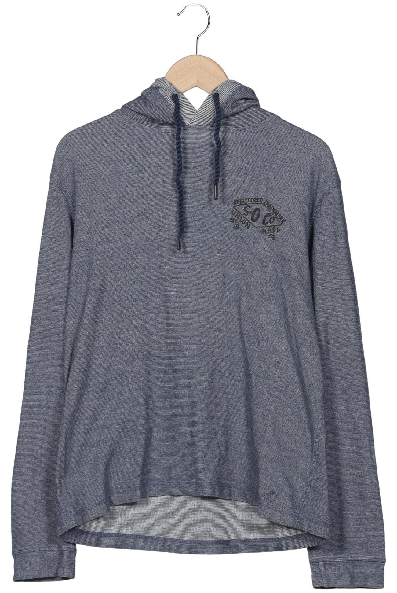 

s.Oliver Herren Kapuzenpullover, blau, Gr. 48