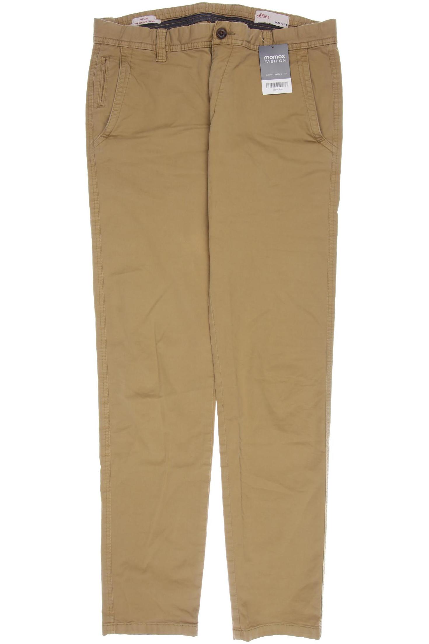 

s.Oliver Herren Stoffhose, beige, Gr. 50