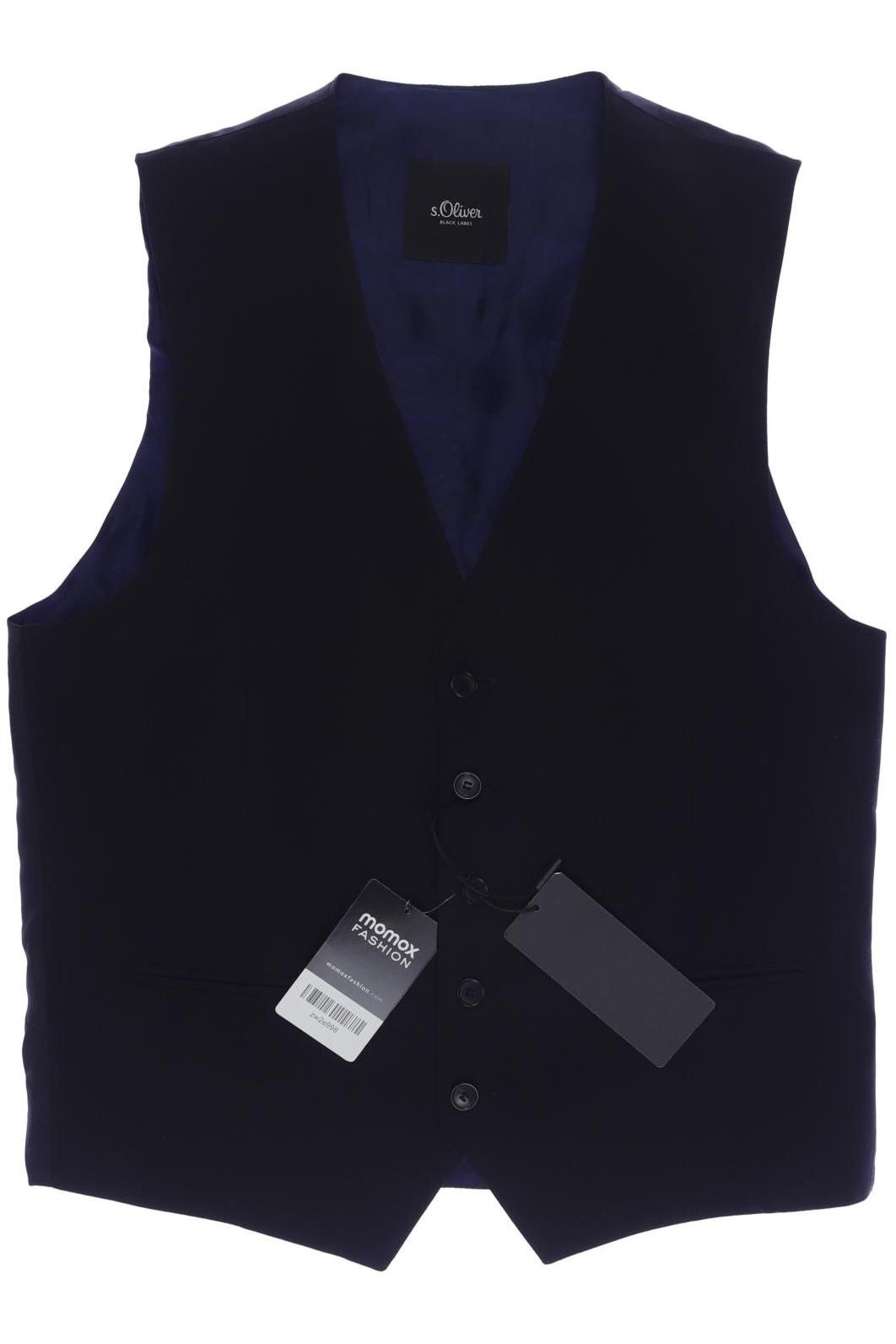 

s.Oliver Herren Weste, schwarz, Gr. 46