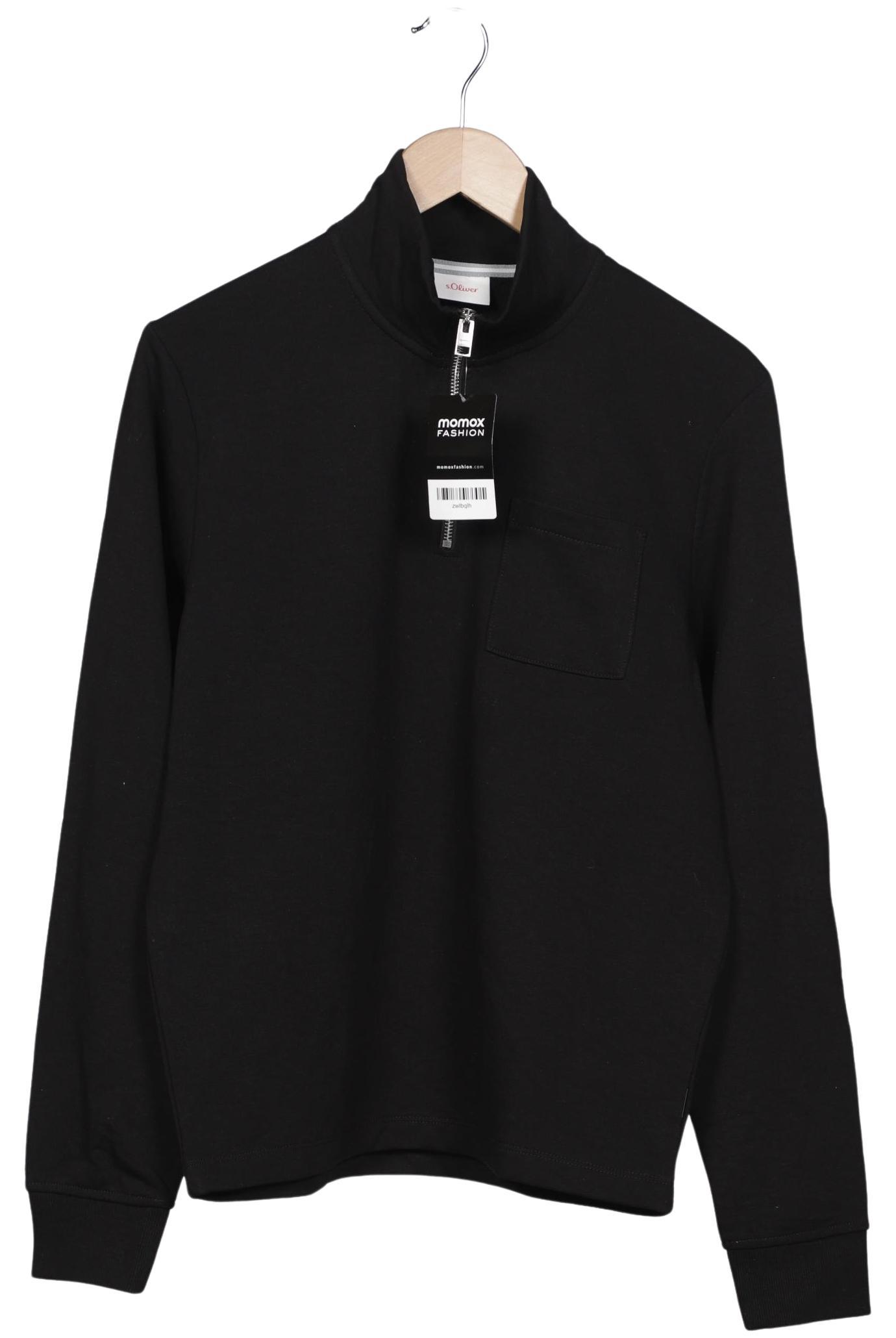 

s.Oliver Herren Sweatshirt, schwarz, Gr. 46