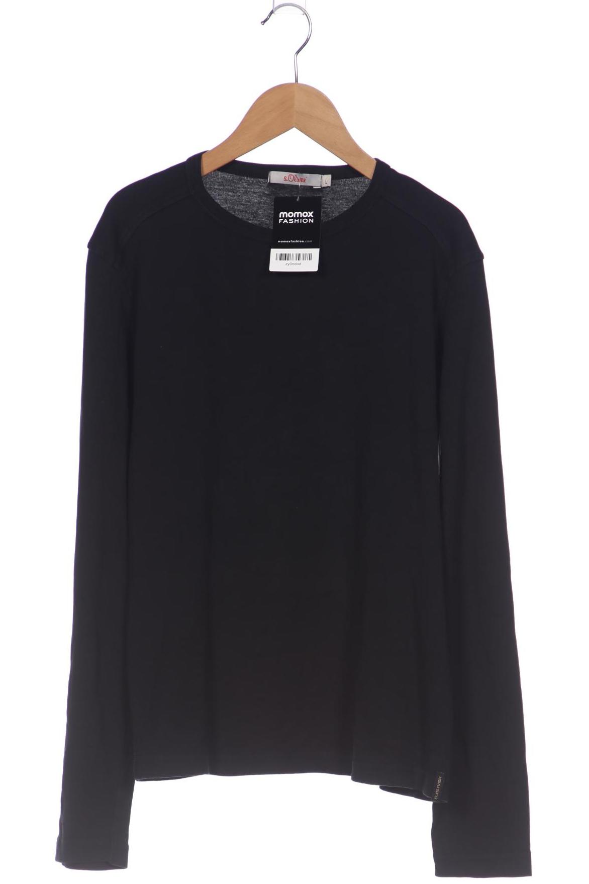 

s.Oliver Herren Langarmshirt, schwarz, Gr. 52