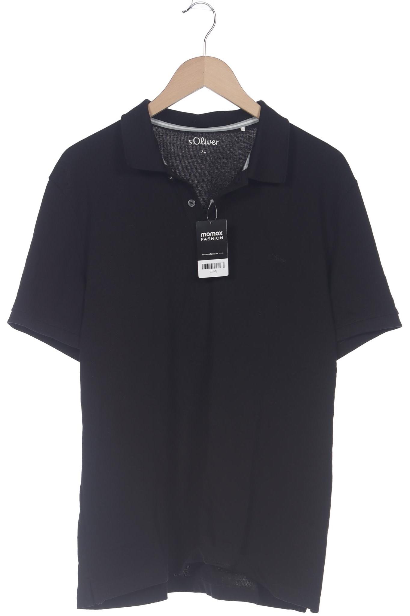 

s.Oliver Herren Poloshirt, schwarz, Gr. 54