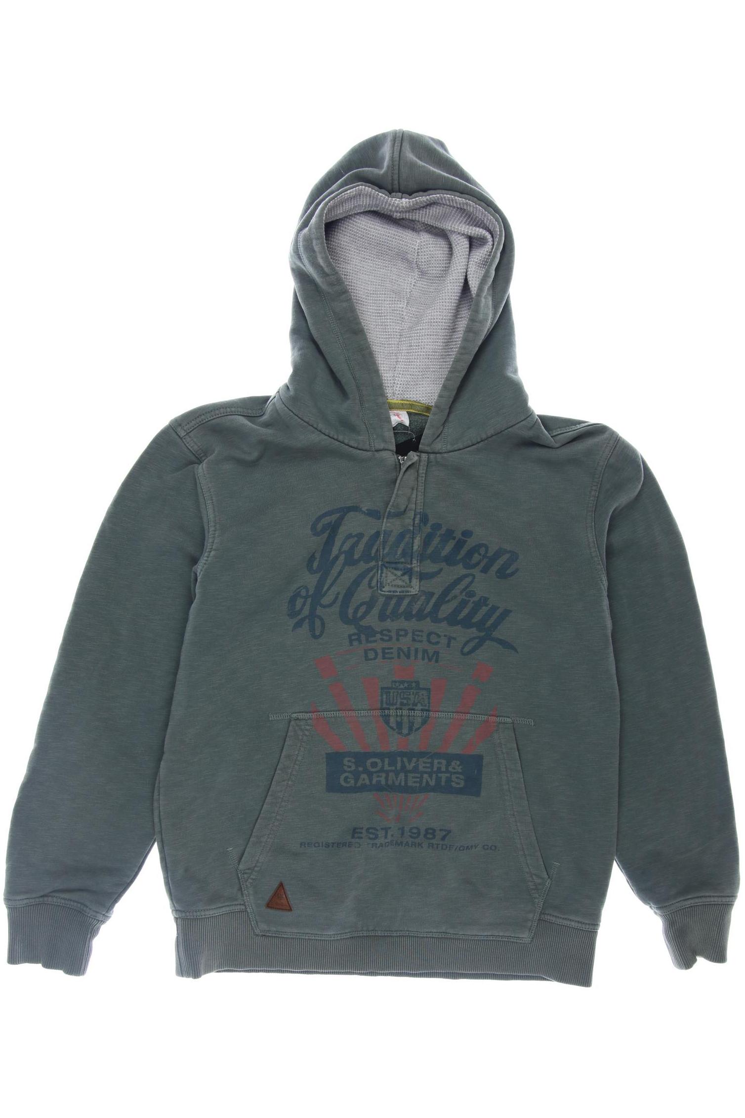 

s.Oliver Herren Hoodies & Sweater, grün, Gr. 146