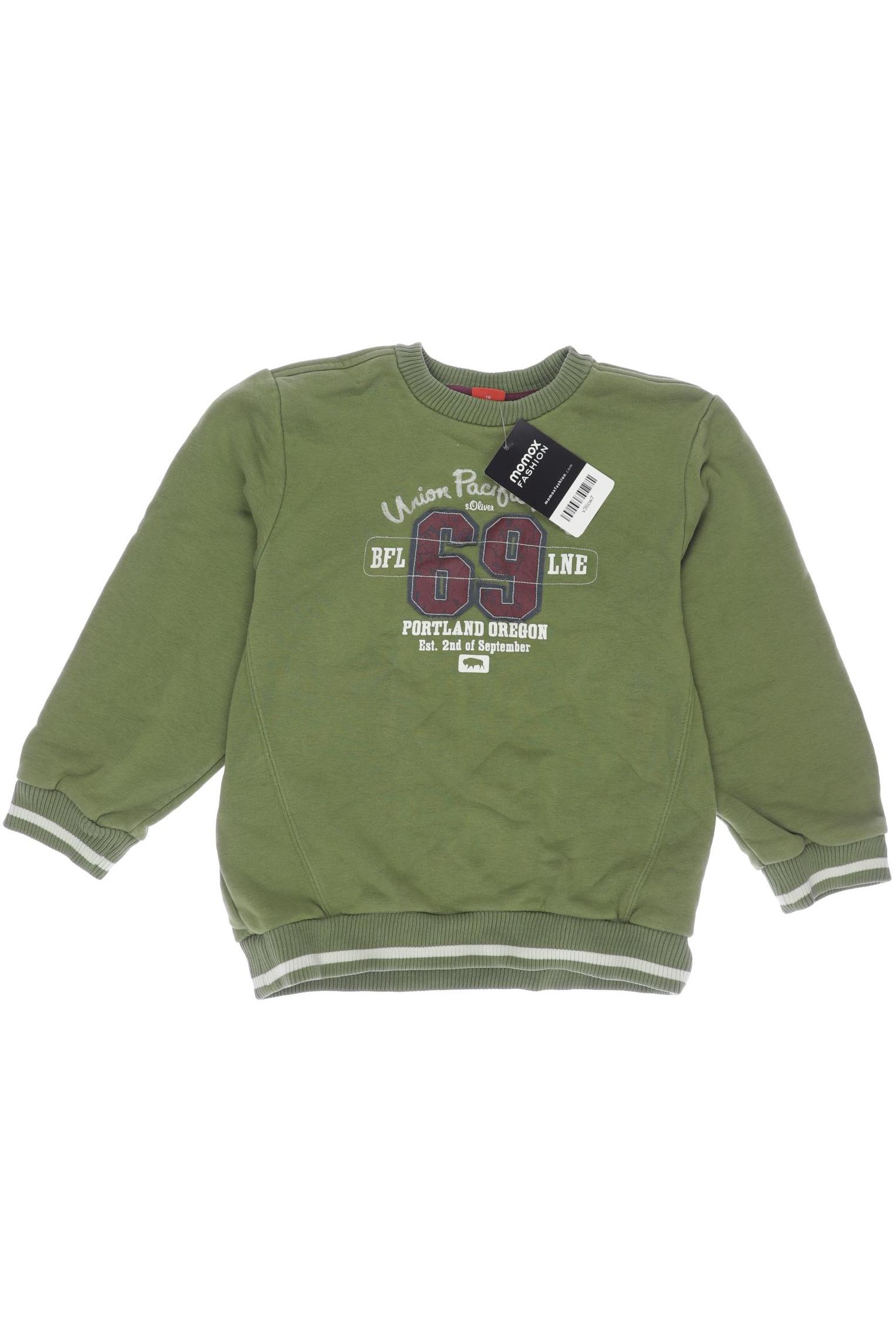 

s.Oliver Herren Hoodies & Sweater, grün, Gr. 116