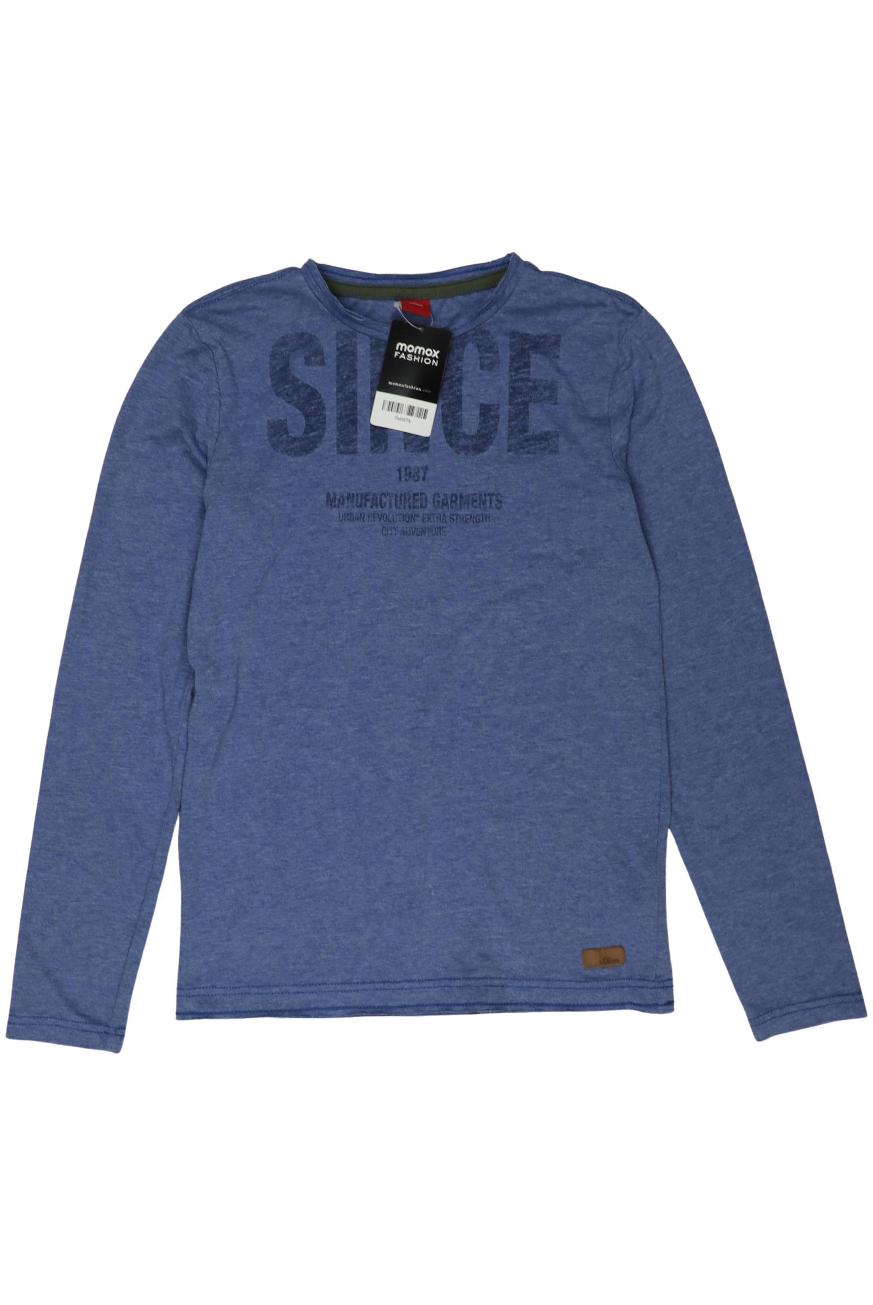 

s.Oliver Jungen Langarmshirt, blau, Gr. 164