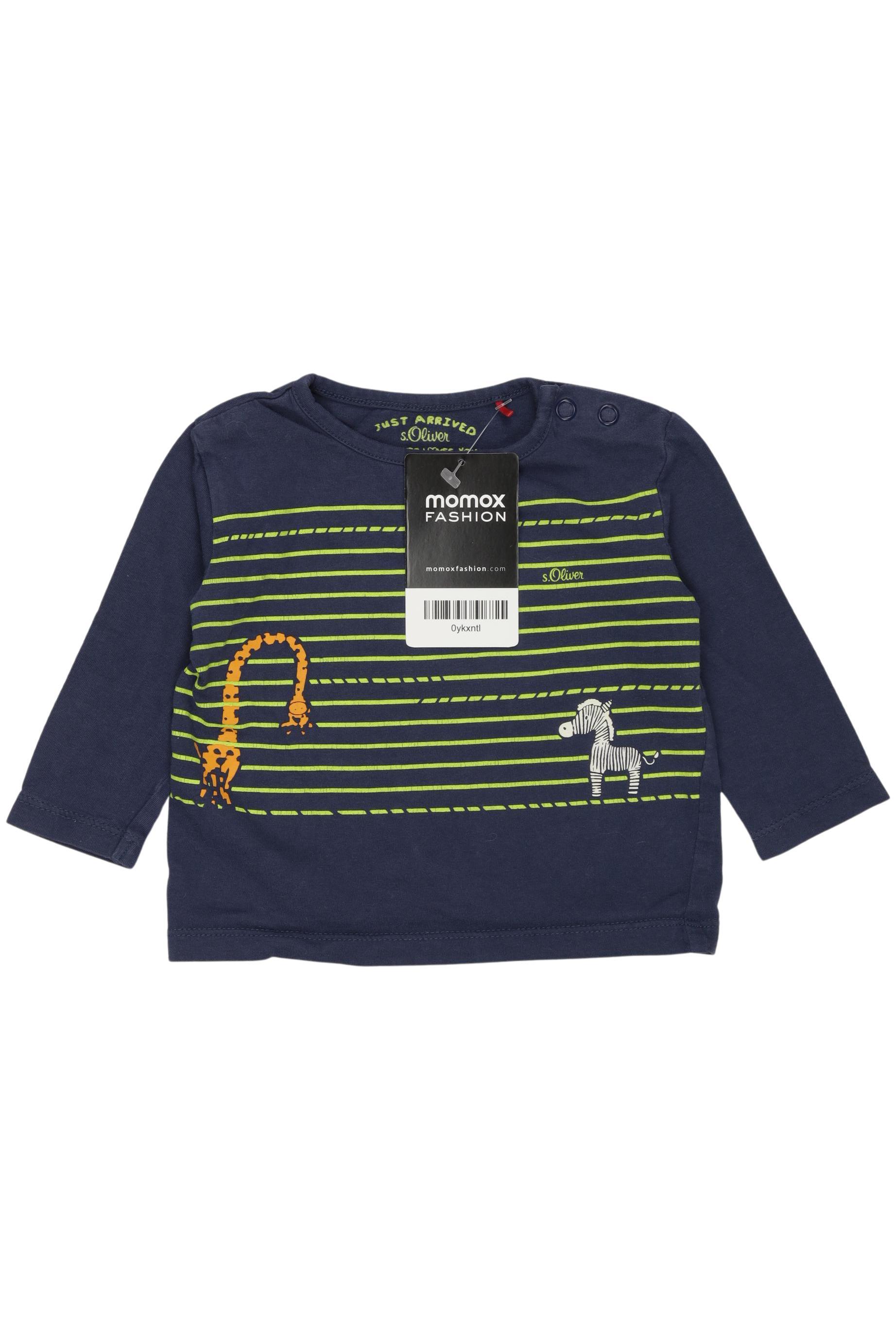 

s.Oliver Jungen Langarmshirt, marineblau, Gr. 56