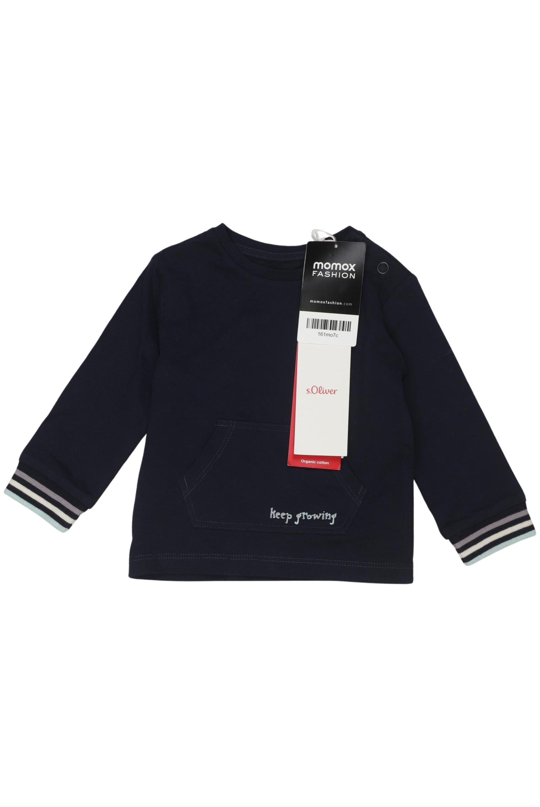 

s.Oliver Jungen Langarmshirt, marineblau, Gr. 68