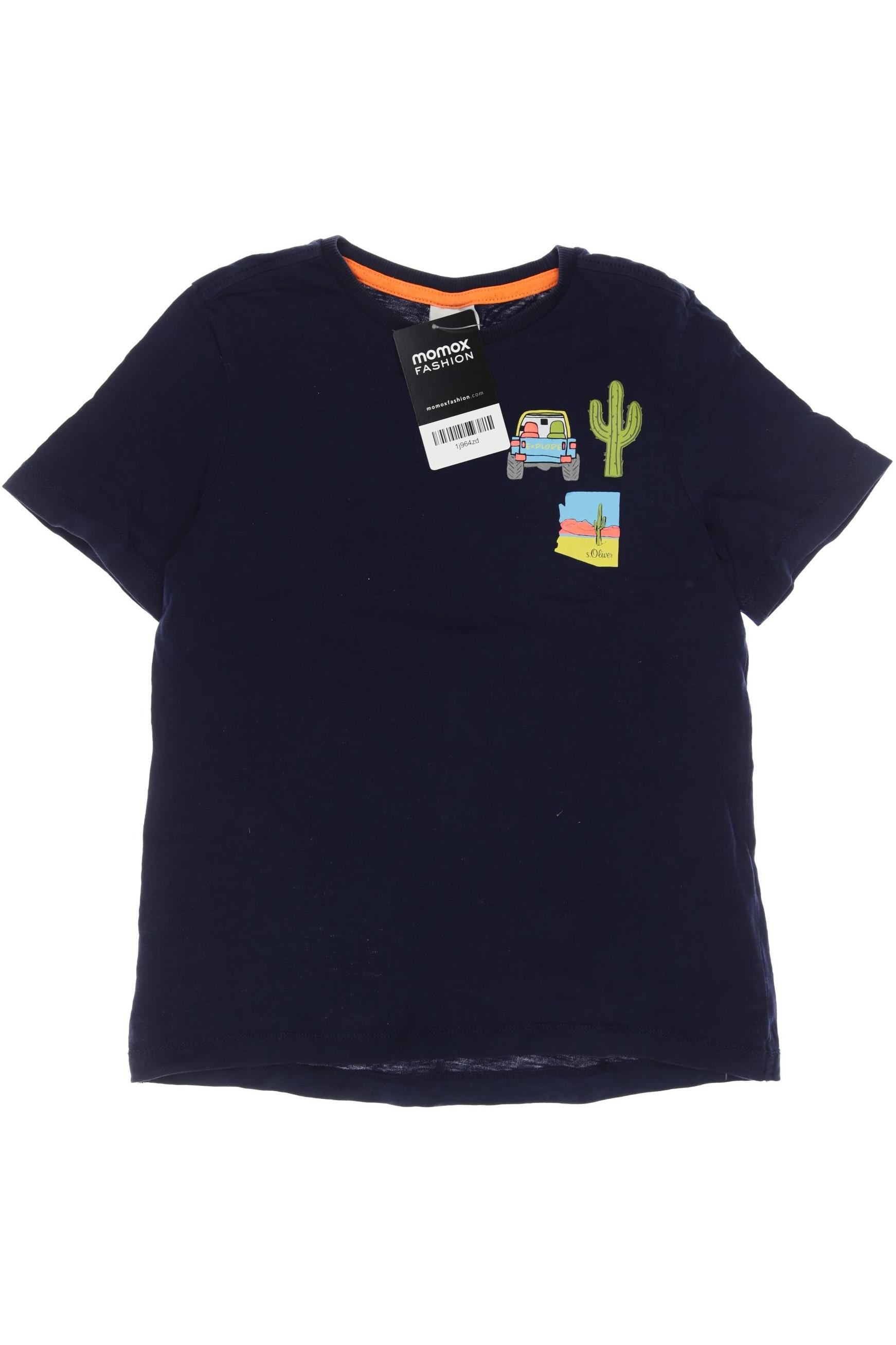 

s.Oliver Herren T-Shirt, marineblau, Gr. 128