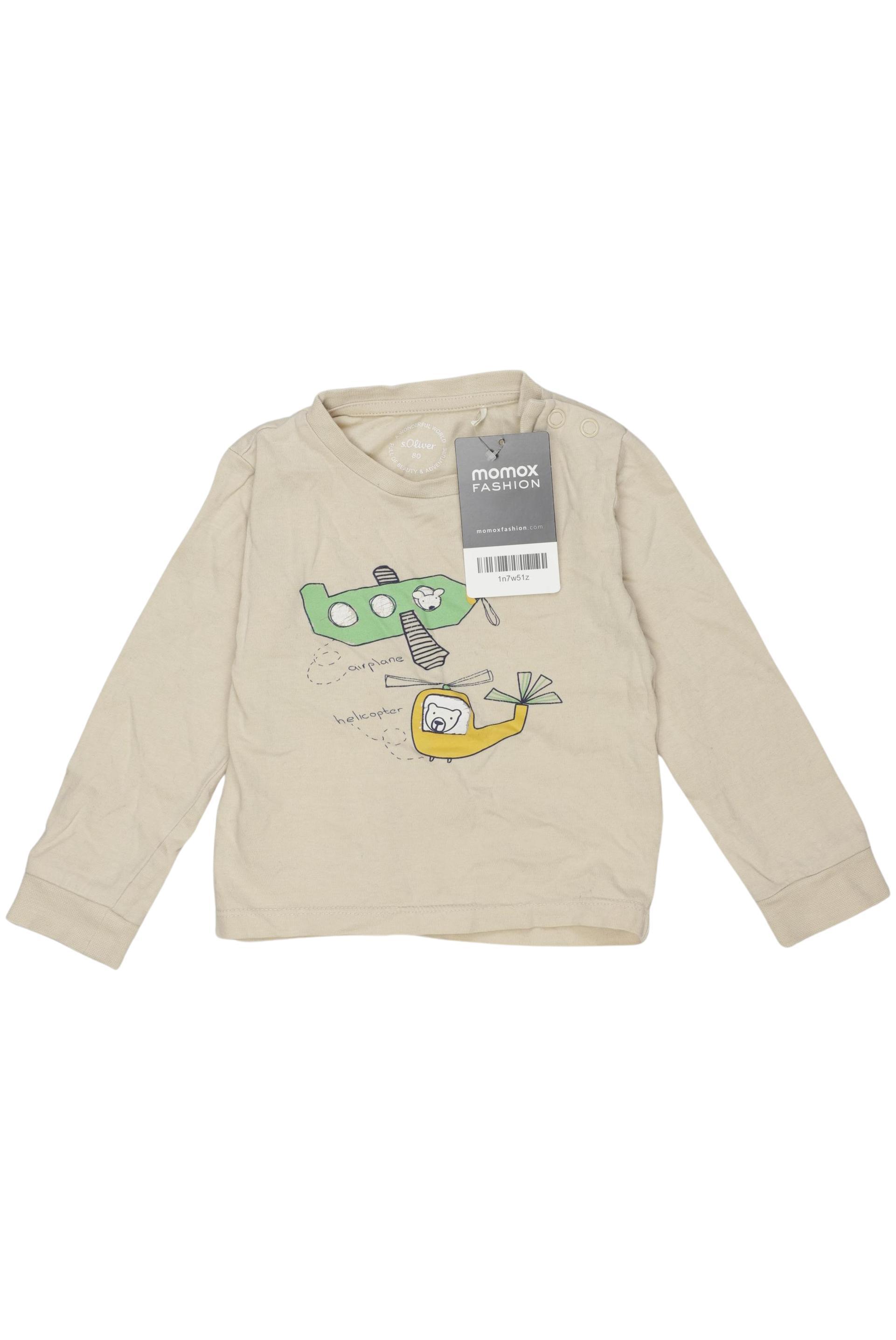 

s.Oliver Jungen Langarmshirt, beige, Gr. 80