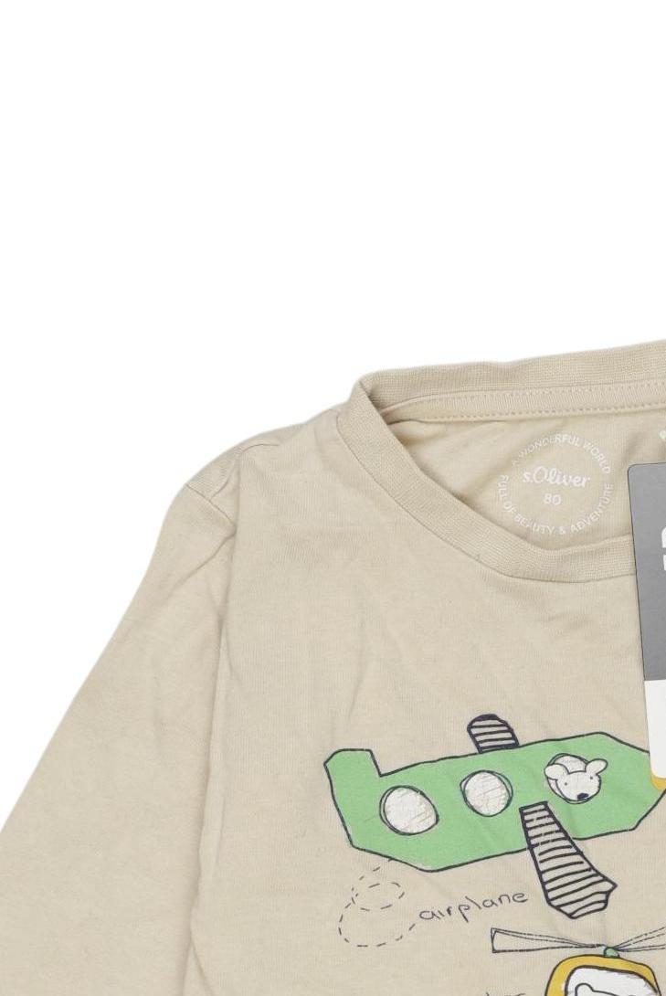 Thumbnail - s.Oliver Jungen Langarmshirt, beige, Gr. 80