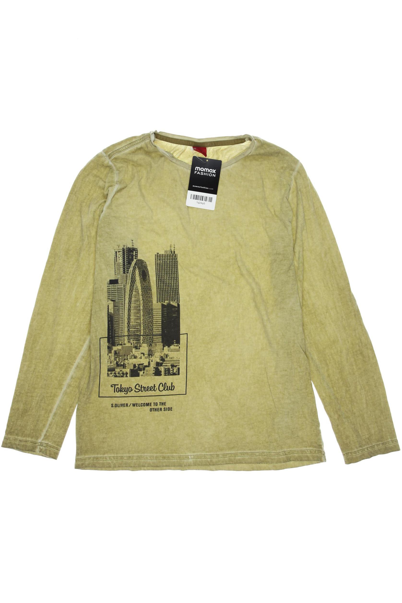 

s.Oliver Herren Langarmshirt, grün, Gr. 152