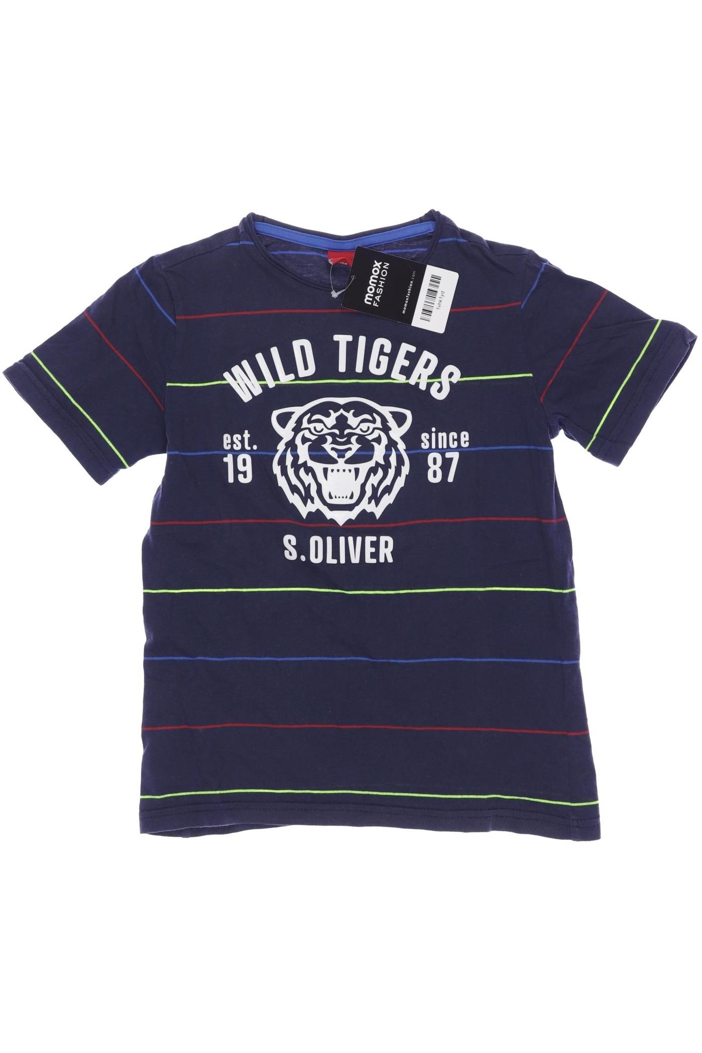 

s.Oliver Herren T-Shirt, marineblau, Gr. 128