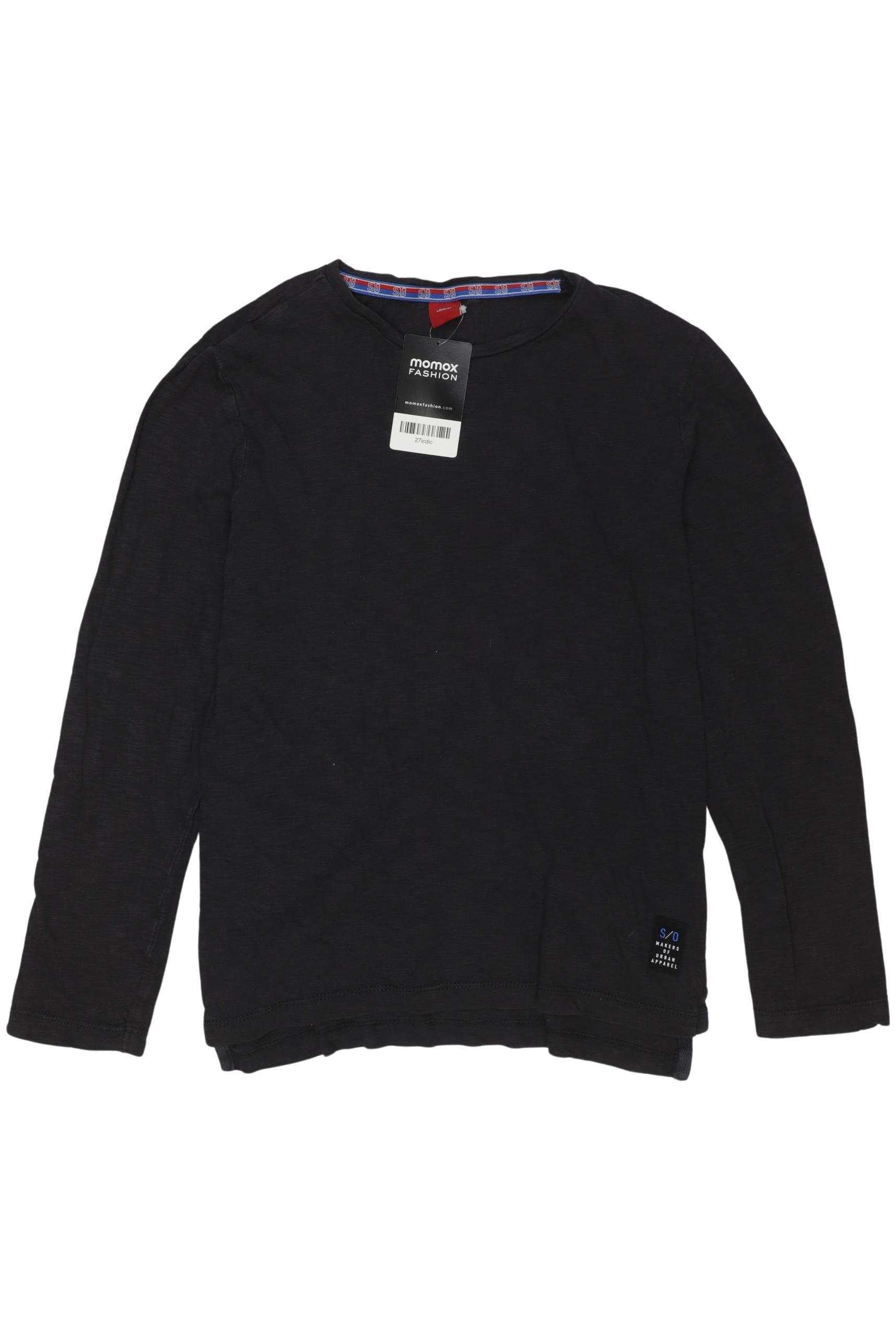 

s.Oliver Jungen Langarmshirt, schwarz, Gr. 152