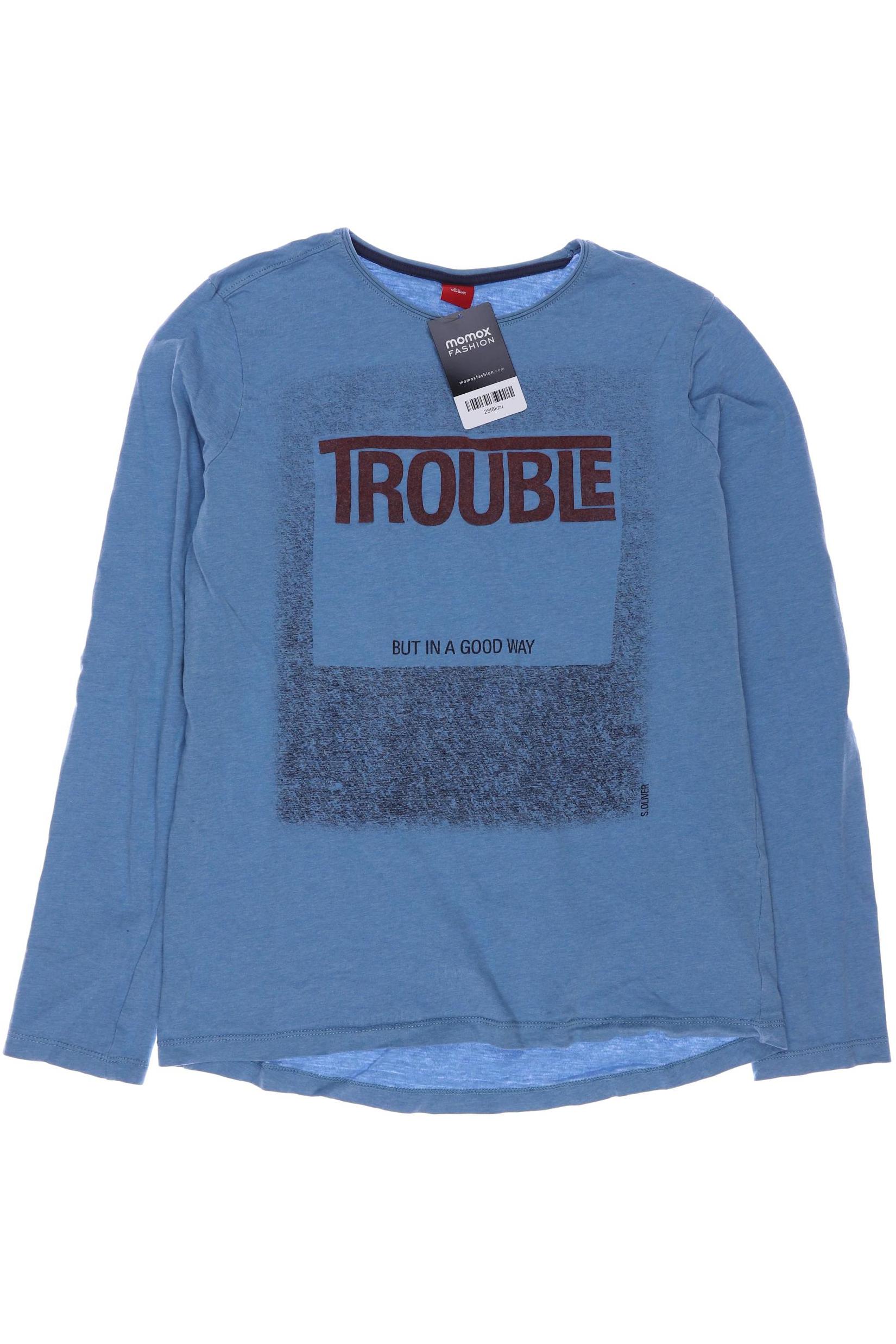 

s.Oliver Jungen Langarmshirt, blau