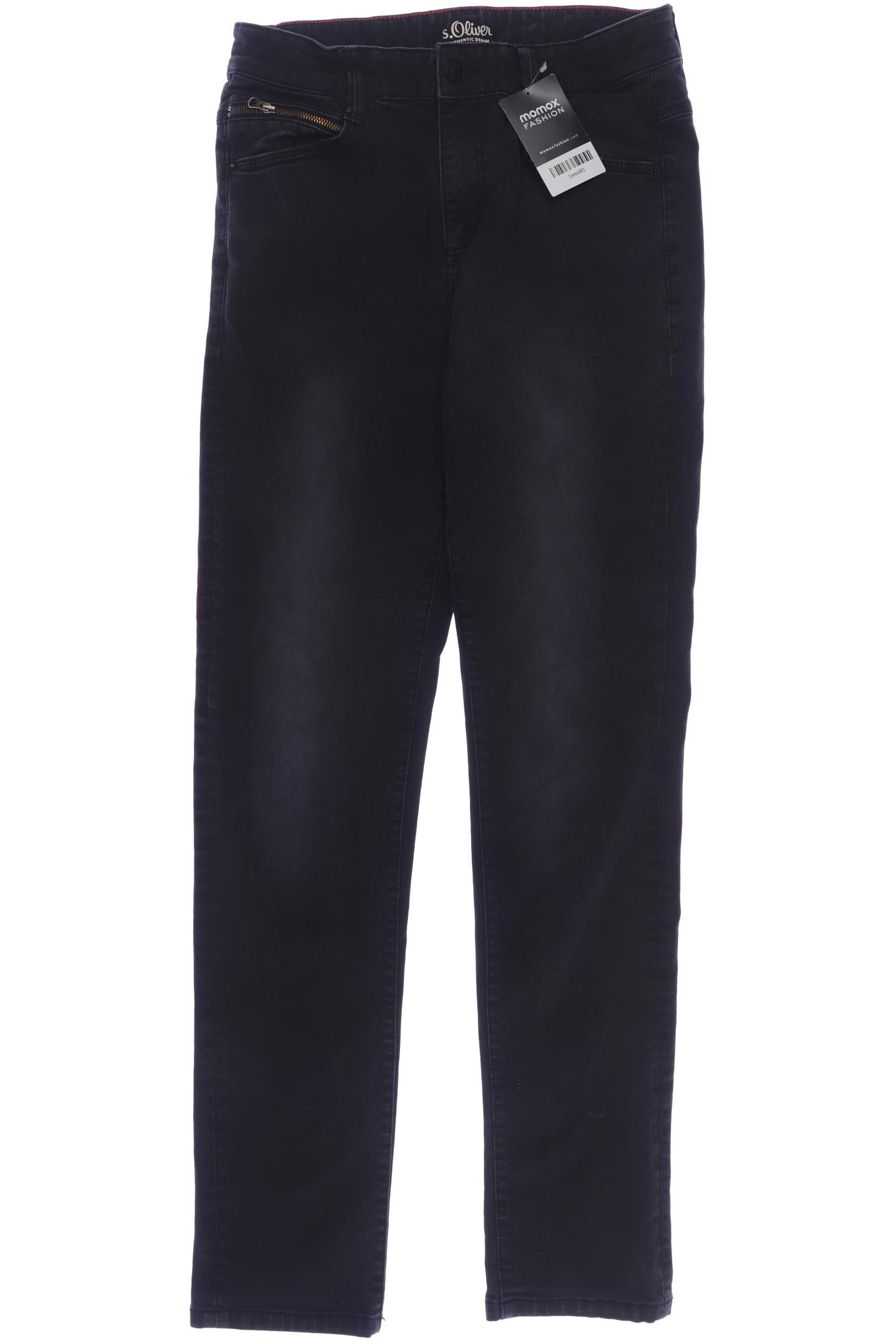 

s.Oliver Jungen Jeans, schwarz