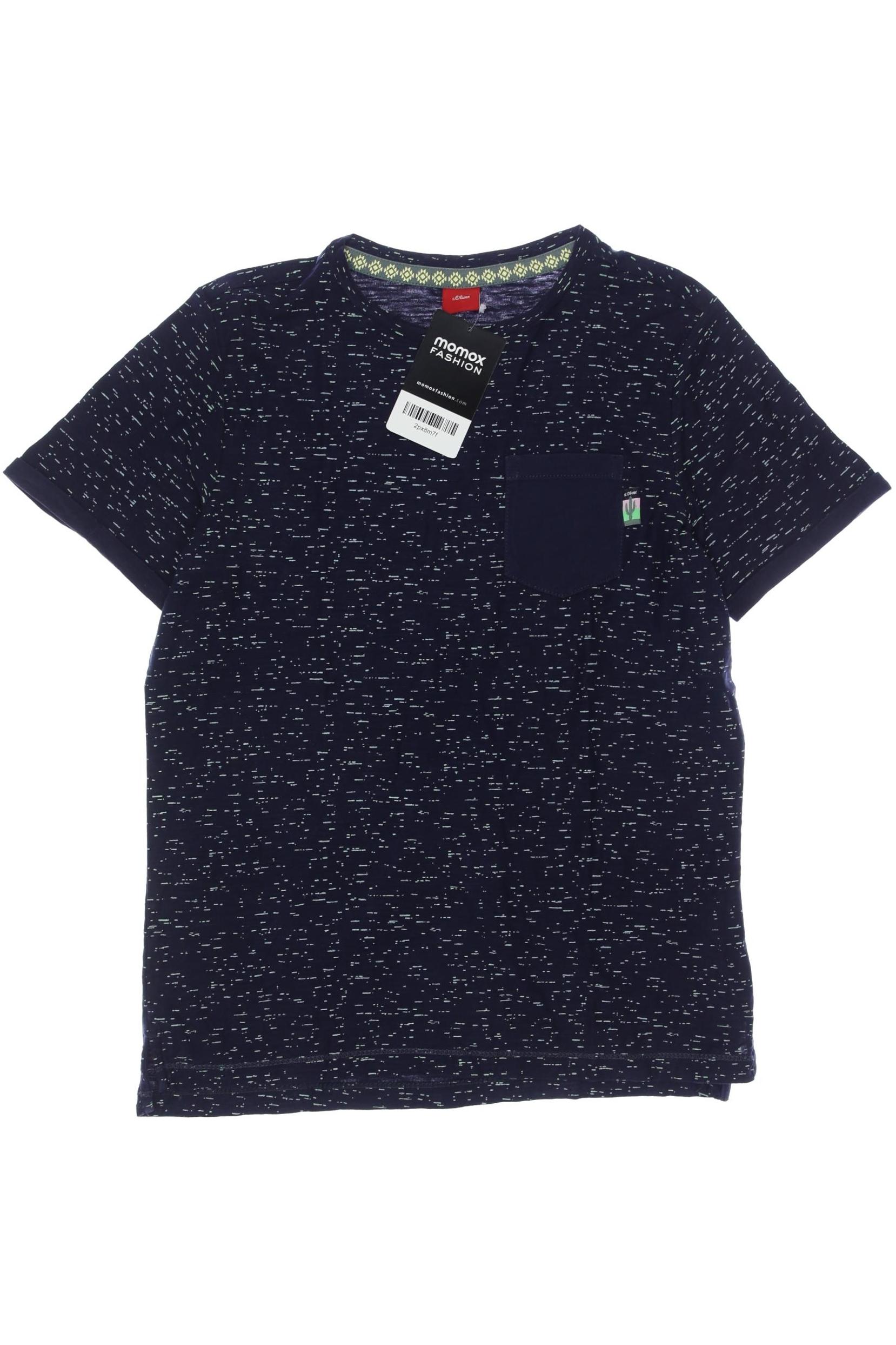 

s.Oliver Herren T-Shirt, marineblau, Gr. 140