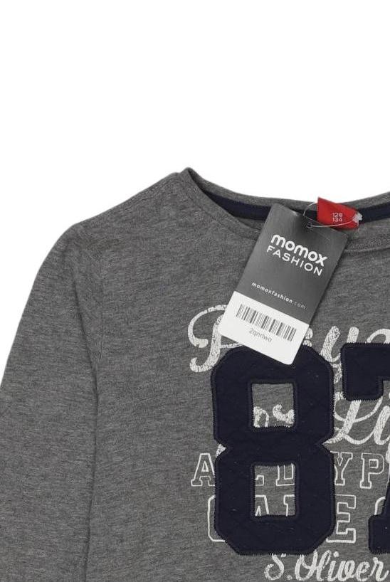 Thumbnail - s.Oliver Jungen Langarmshirt, grau, Gr. 128