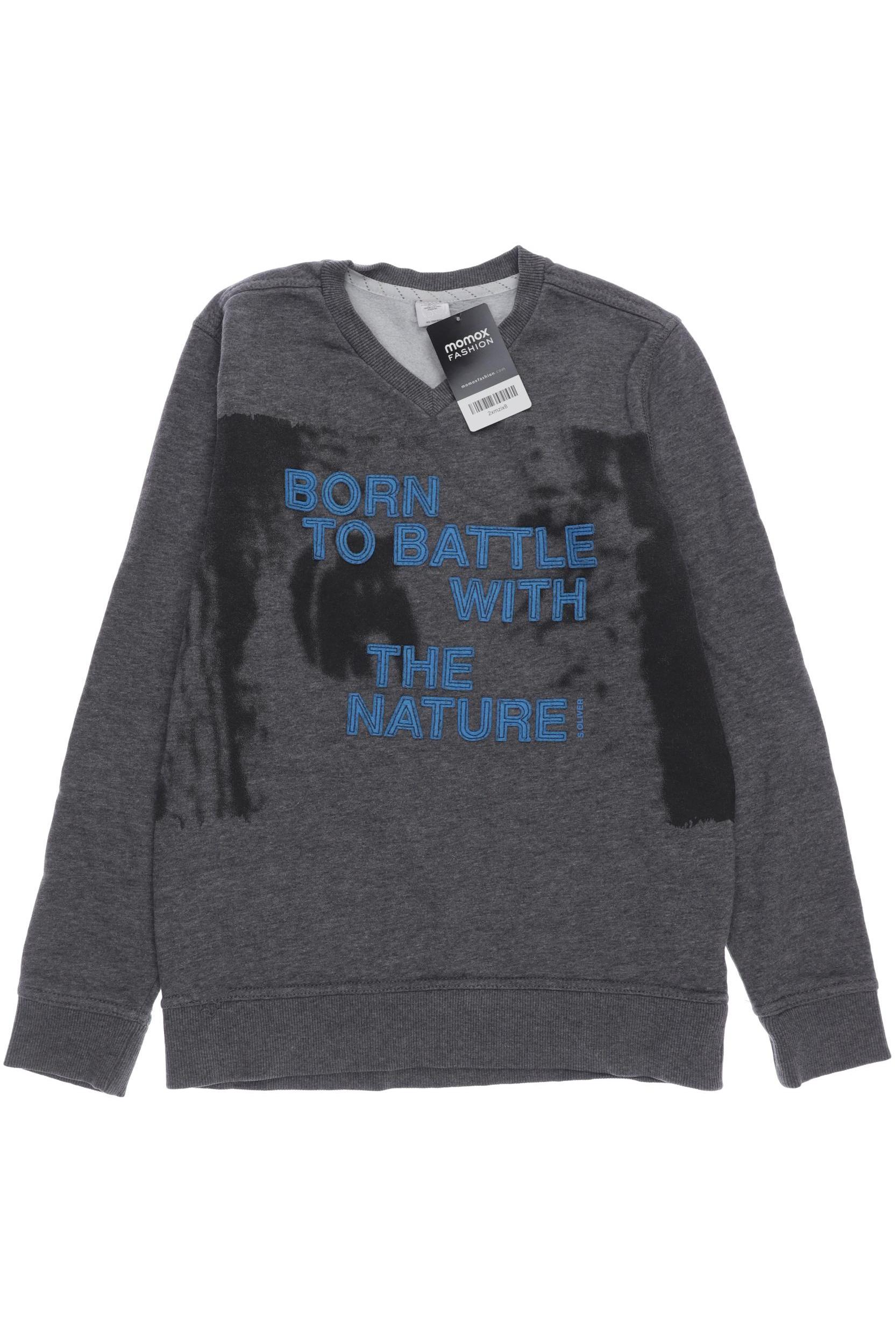 

s.Oliver Herren Hoodies & Sweater, grau, Gr. 152