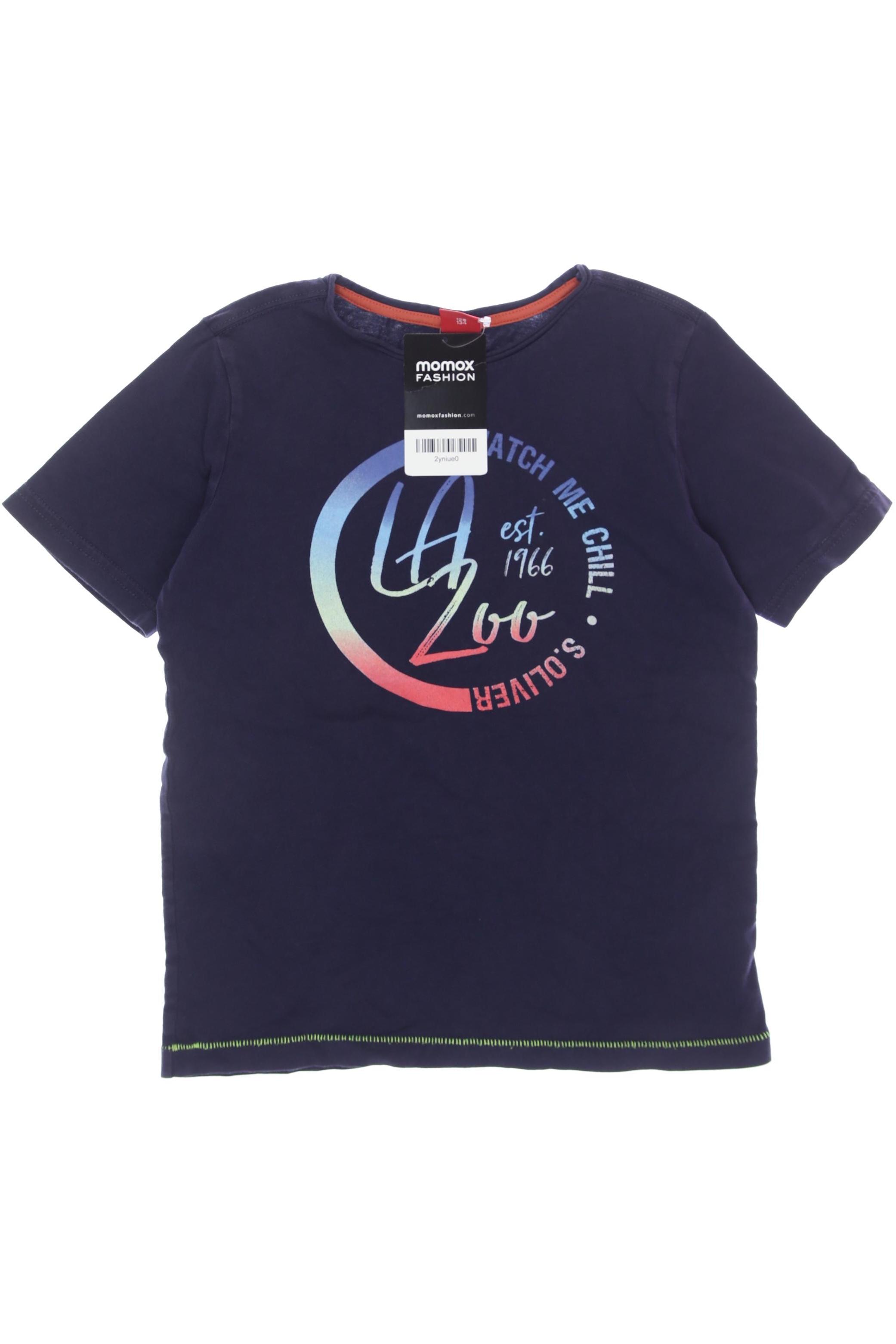 

s.Oliver Herren T-Shirt, marineblau, Gr. 128