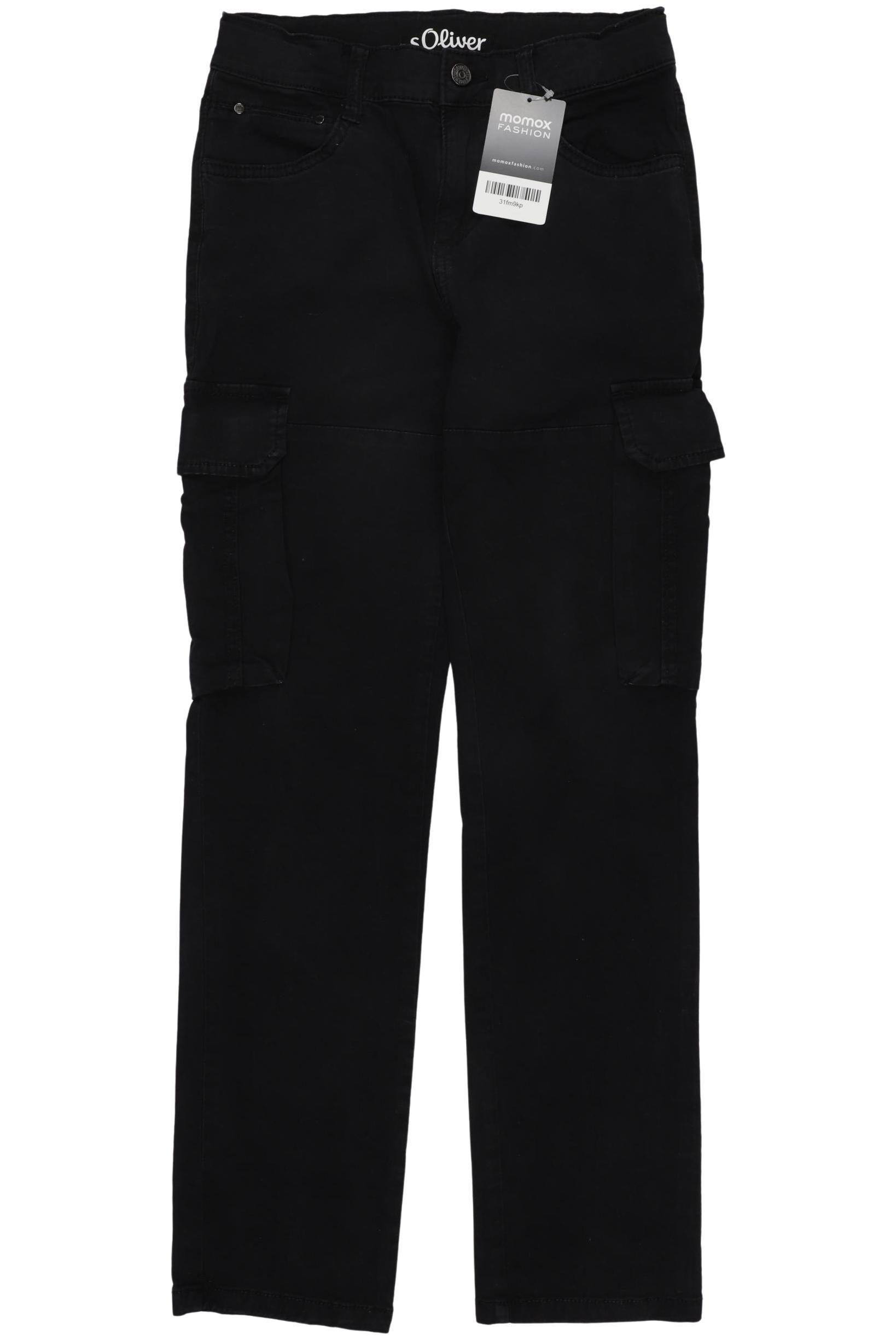 

s.Oliver Herren Jeans, schwarz, Gr. 146