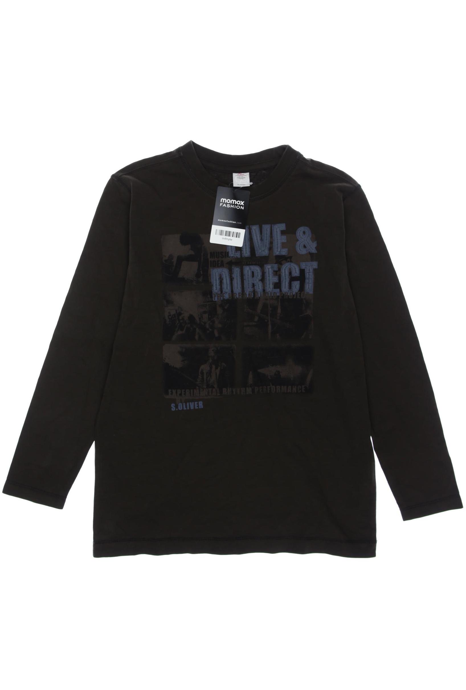 

s.Oliver Herren Langarmshirt, braun, Gr. 152