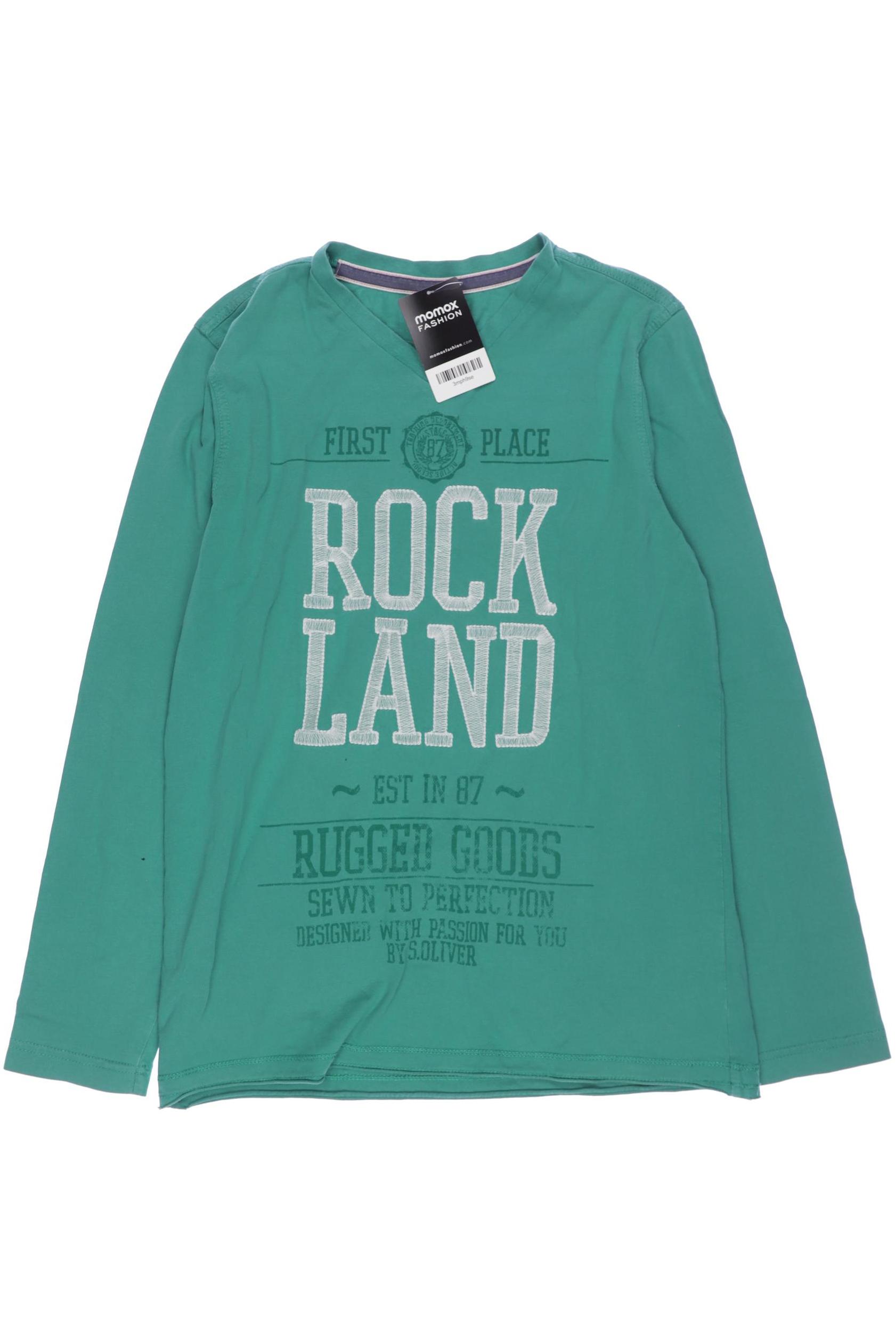 

s.Oliver Herren Langarmshirt, grün, Gr. 164